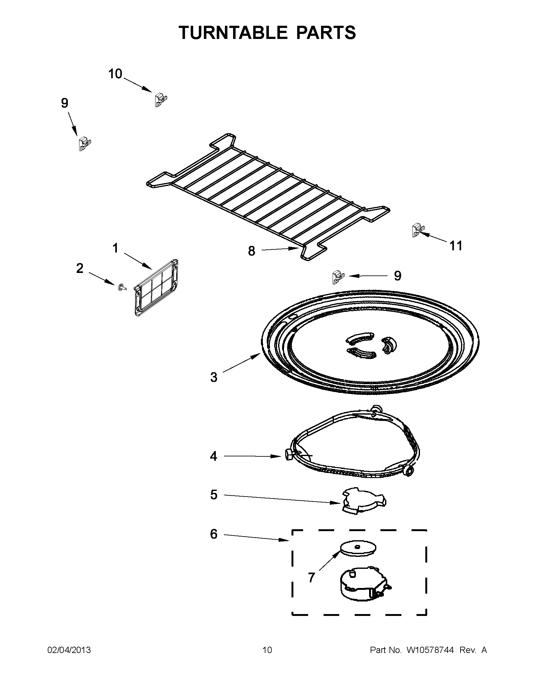 05 - TURNTABLE PARTS