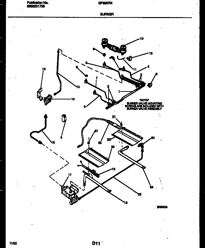 03 - BURNER, MANIFOLD AND GAS CONTROL