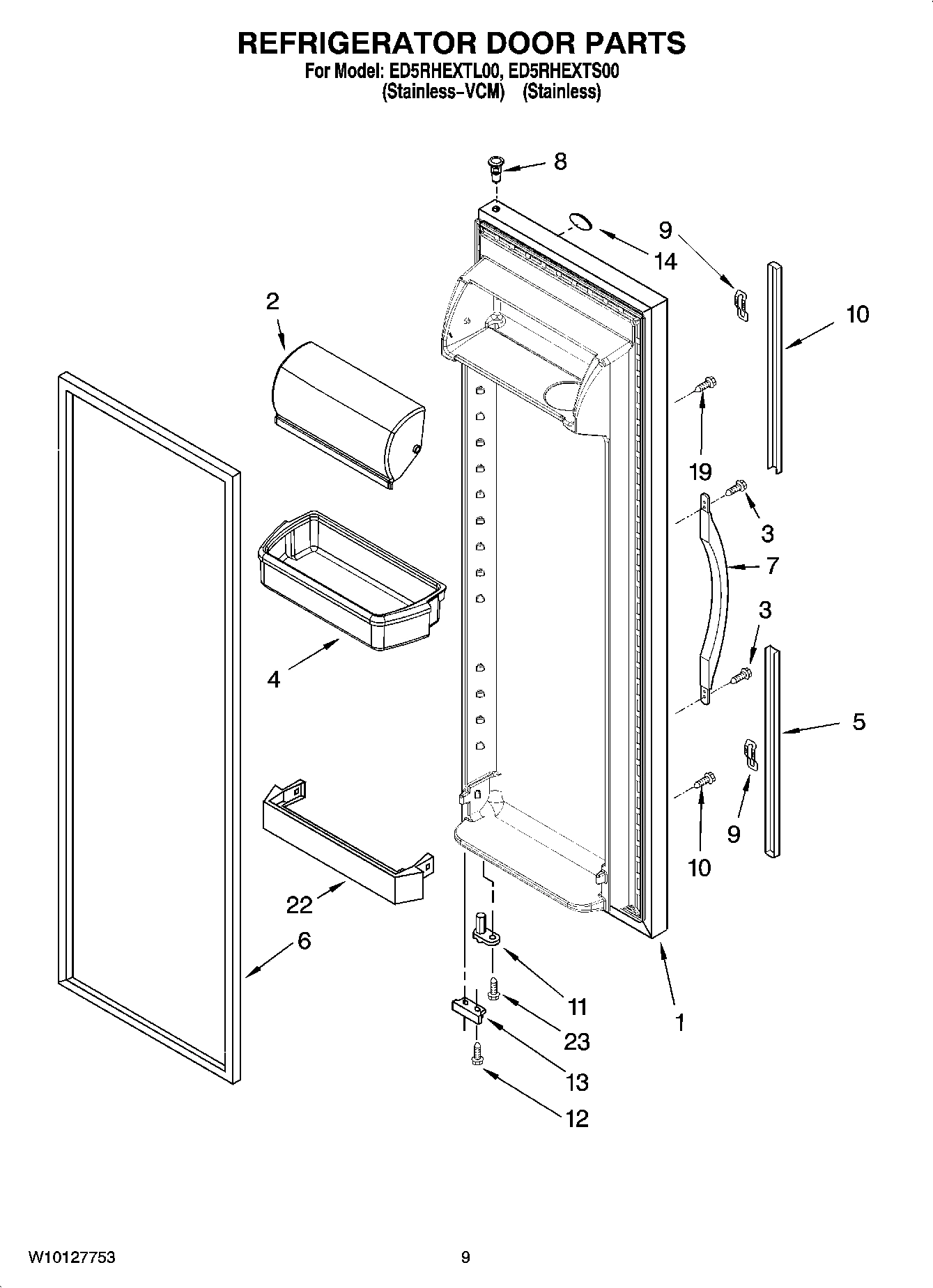 06 - REFRIGERATOR DOOR PARTS