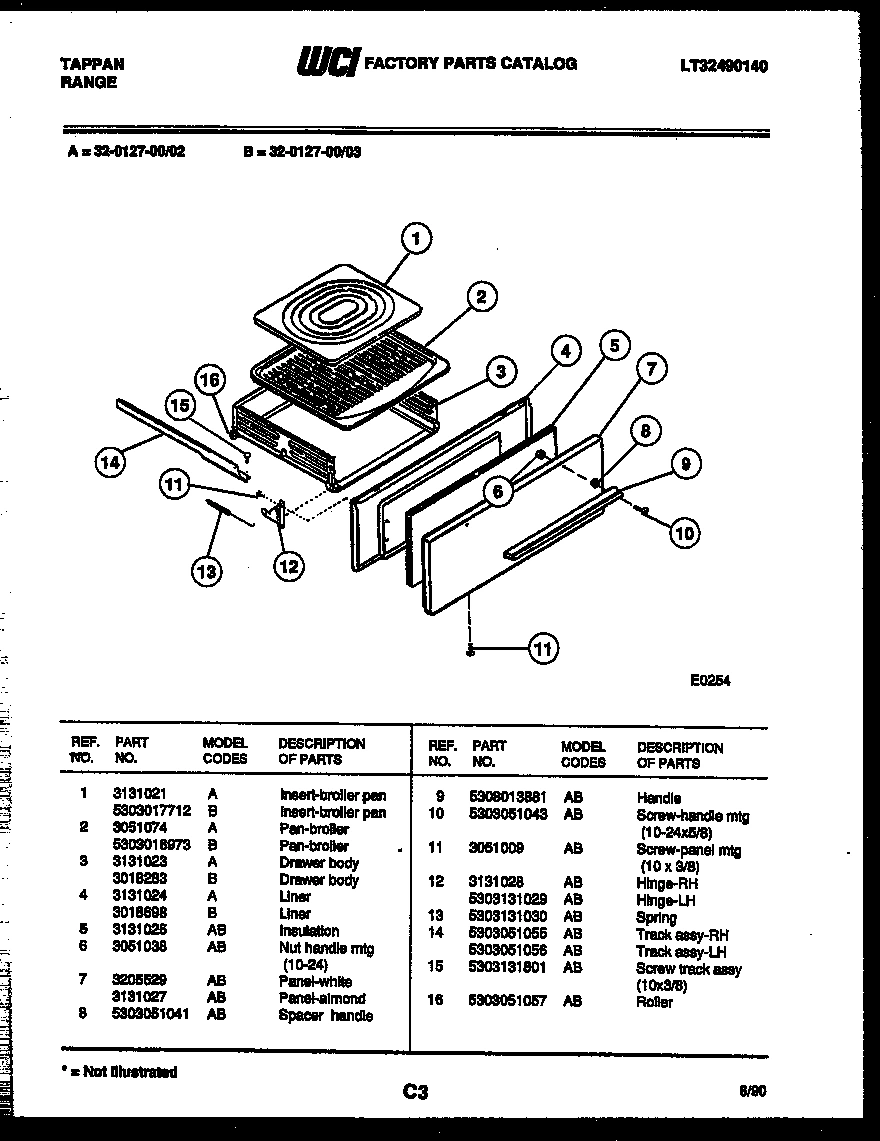 05 - BROILER DRAWER PARTS