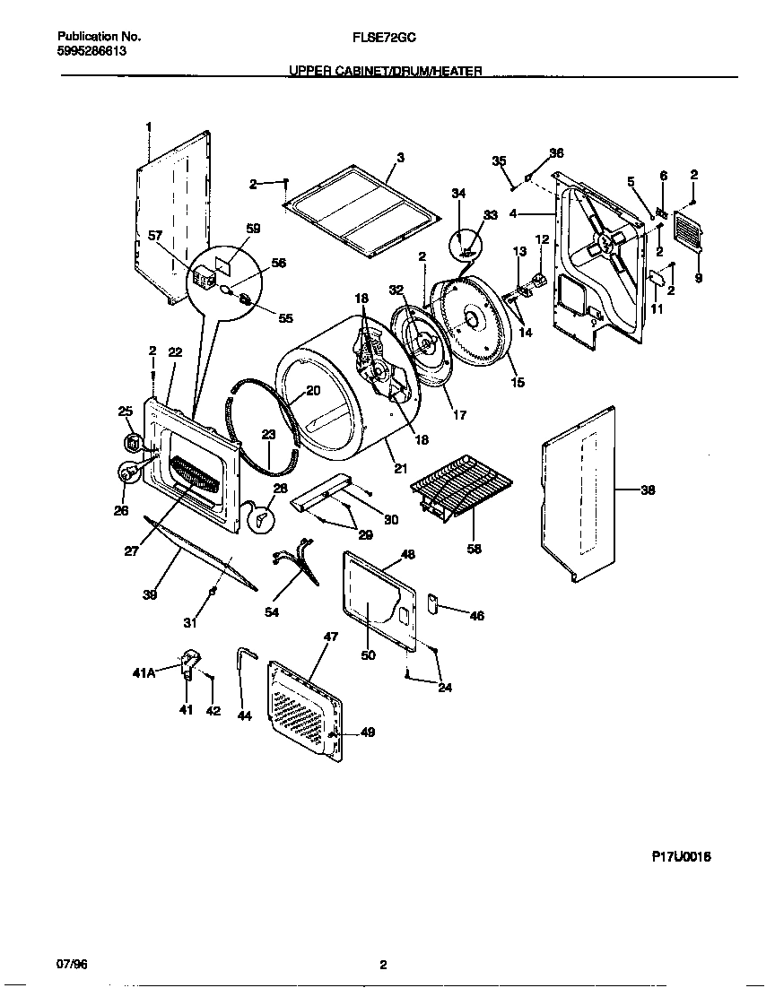 02 - UPPER CABINET/DRUM/HEATER