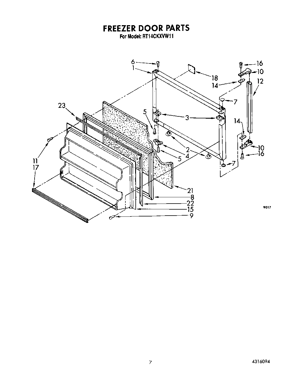 06 - FREEZER DOOR