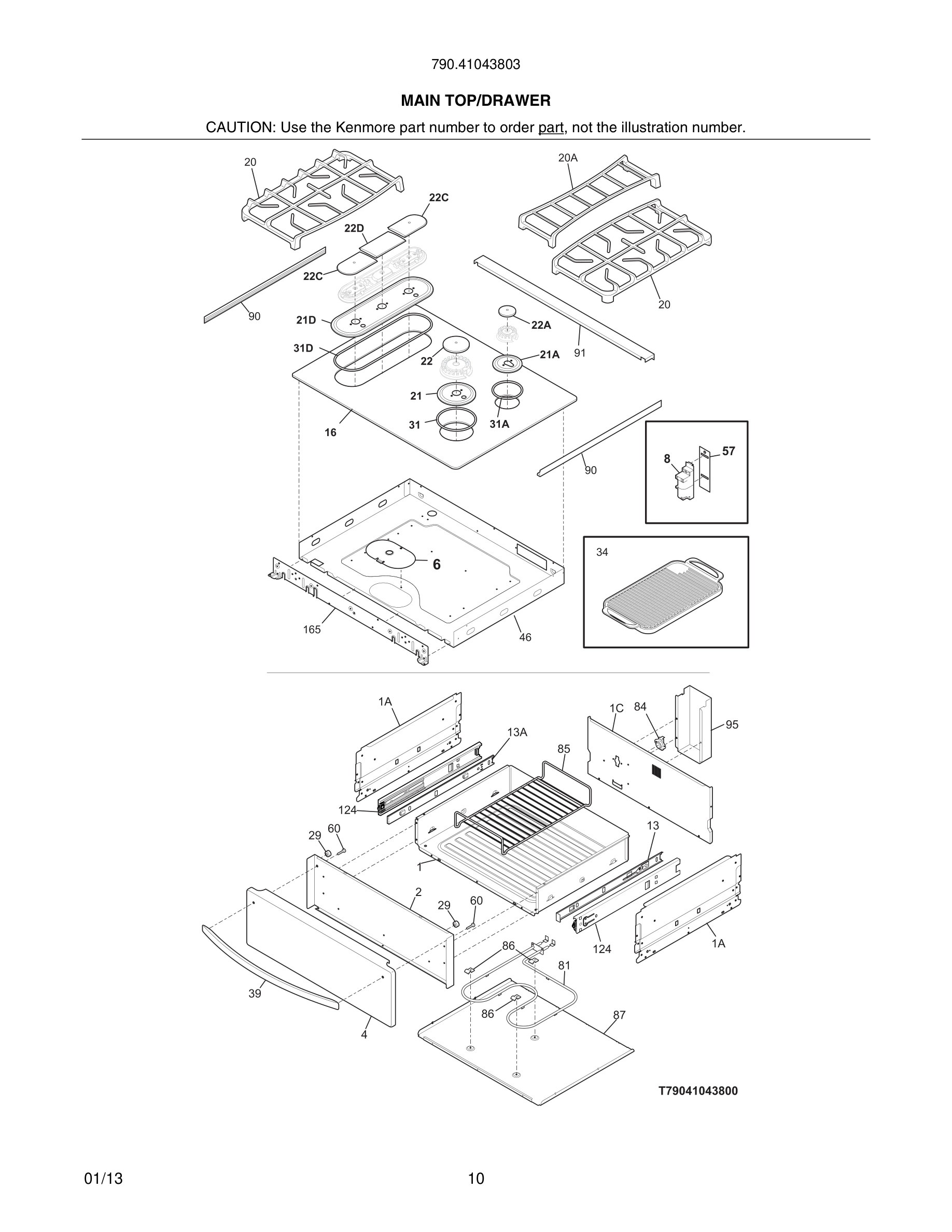 11 - MAIN TOP/DRAWER