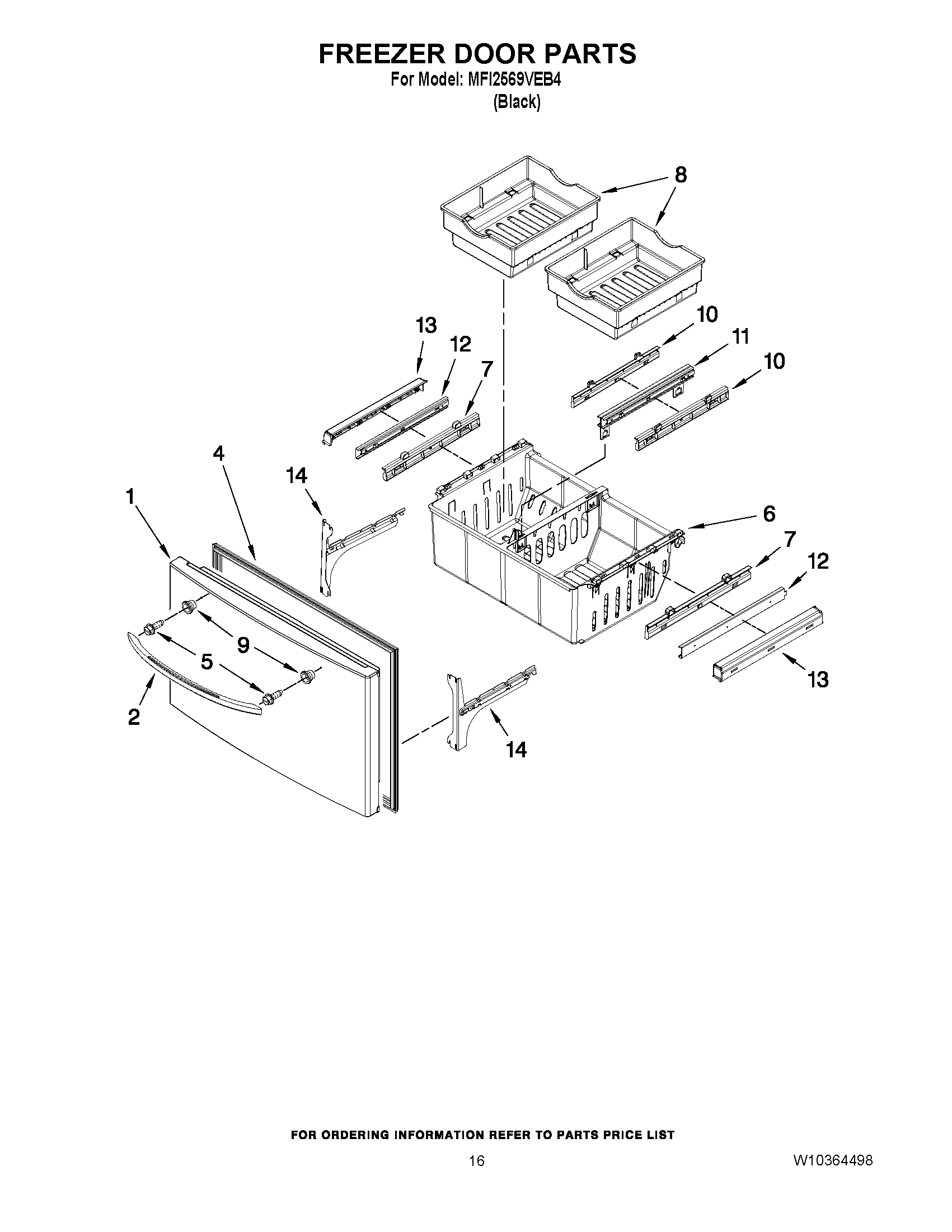 09 - FREEZER DOOR PARTS
