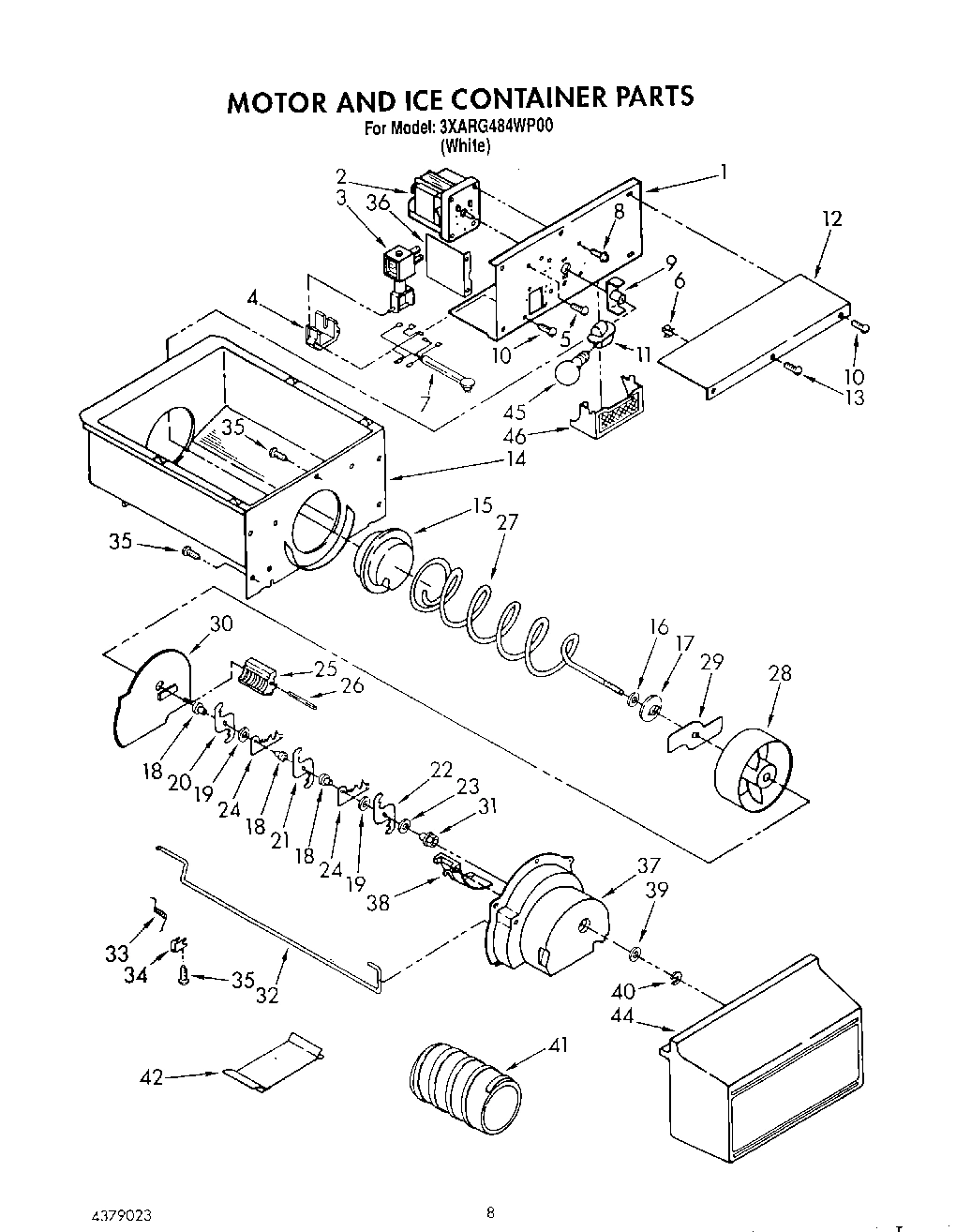 06 - MOTOR AND ICE CONTAINER