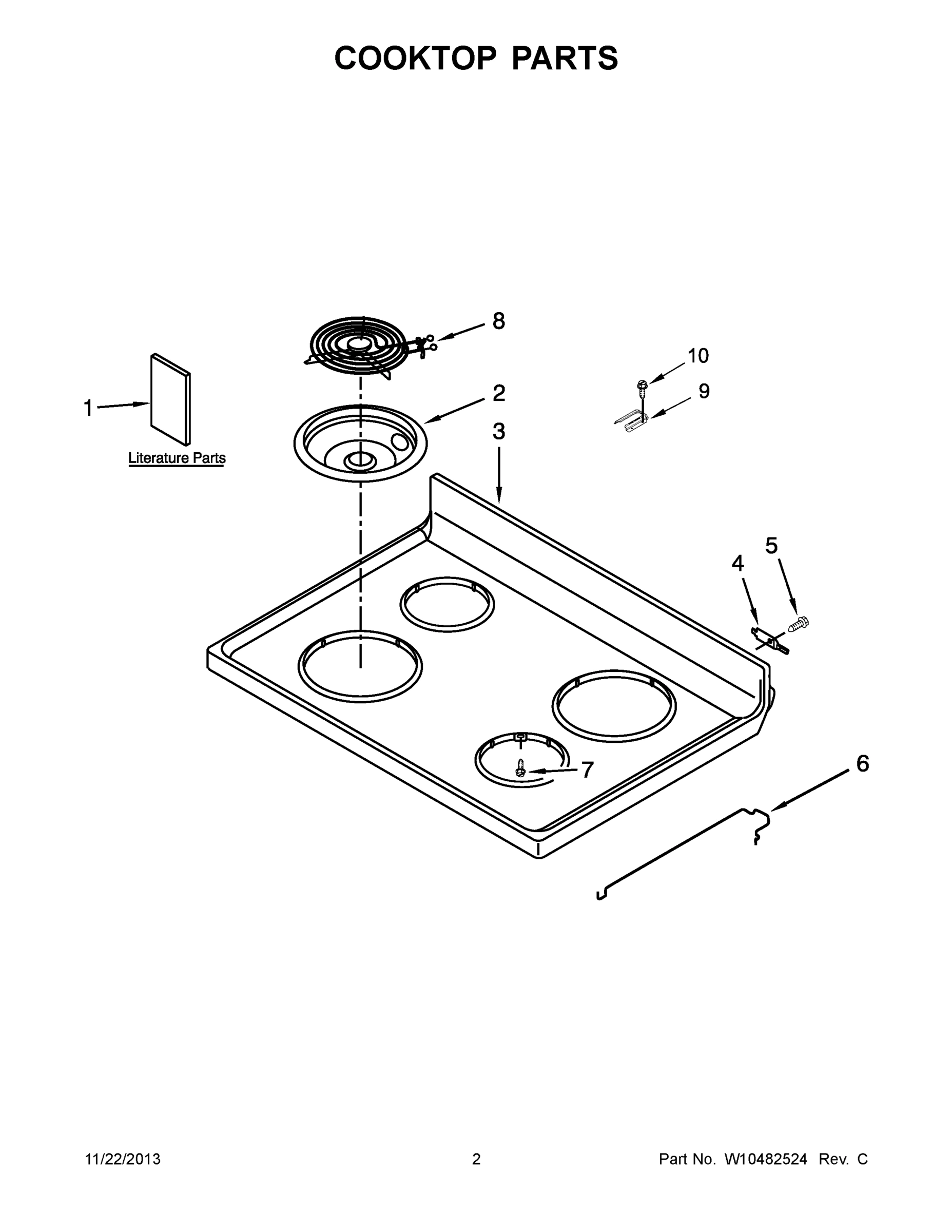 02 - COOKTOP PARTS