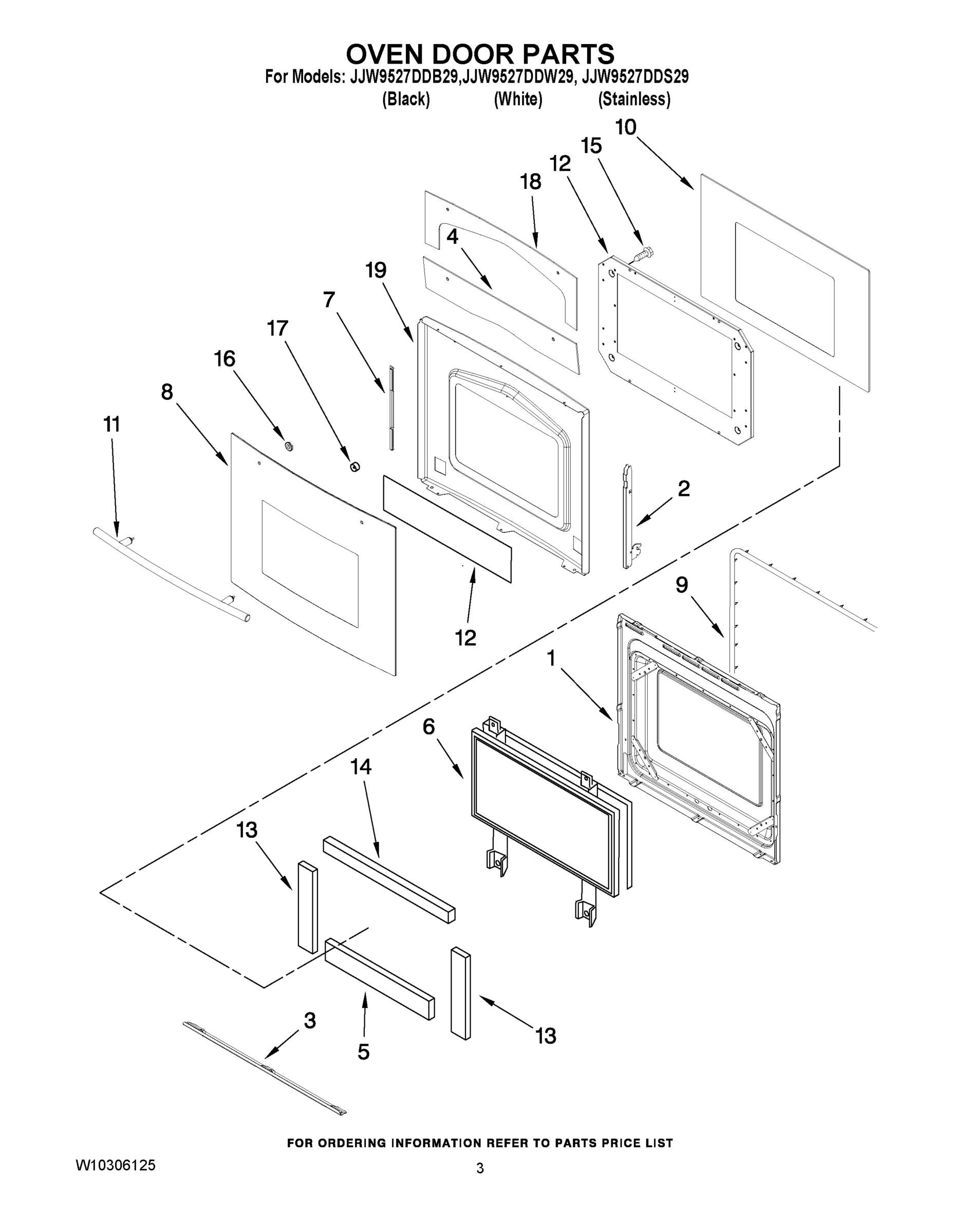 02 - OVEN DOOR PARTS
