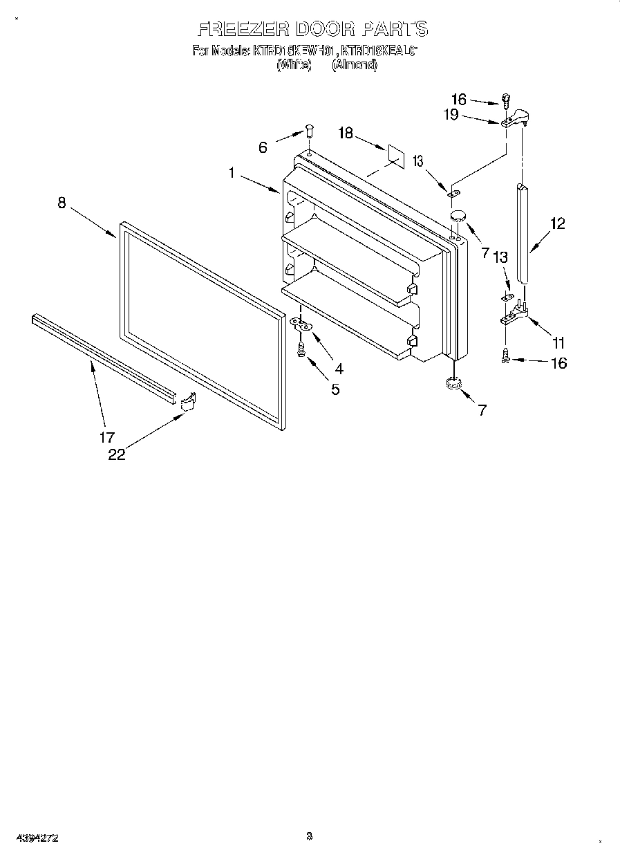 02 - FREEZER DOOR