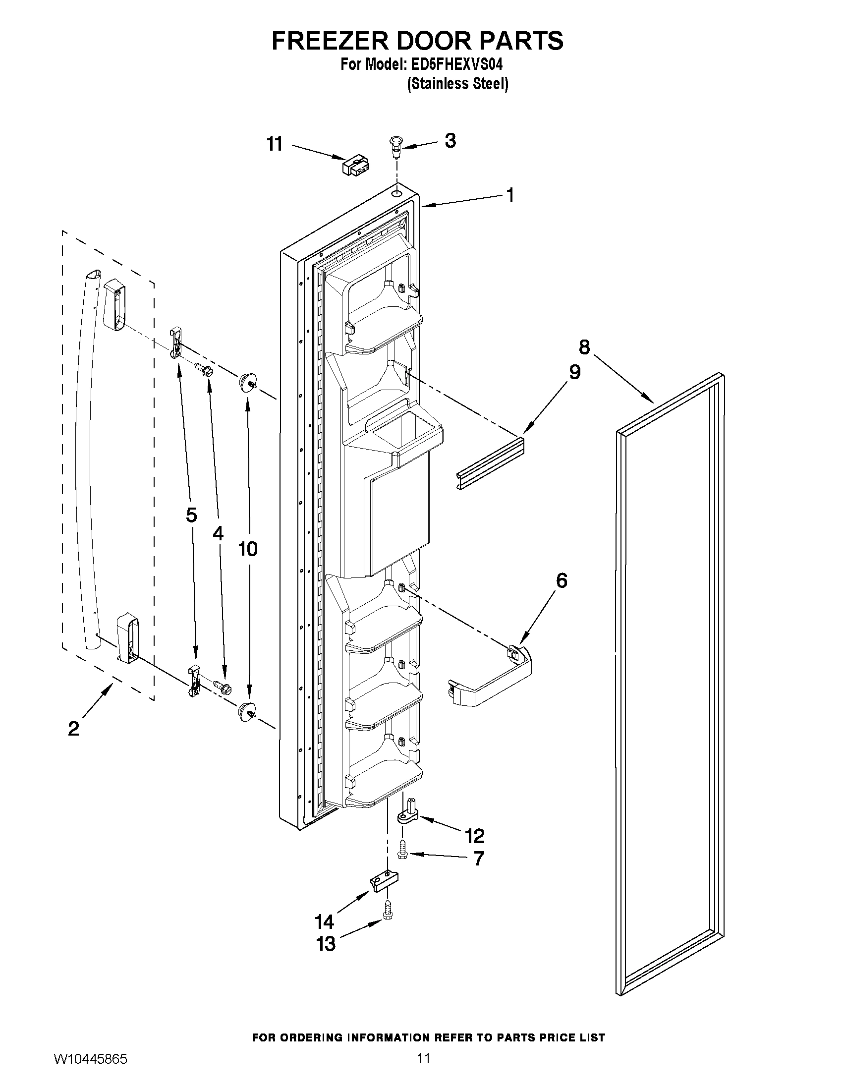 07 - FREEZER DOOR PARTS