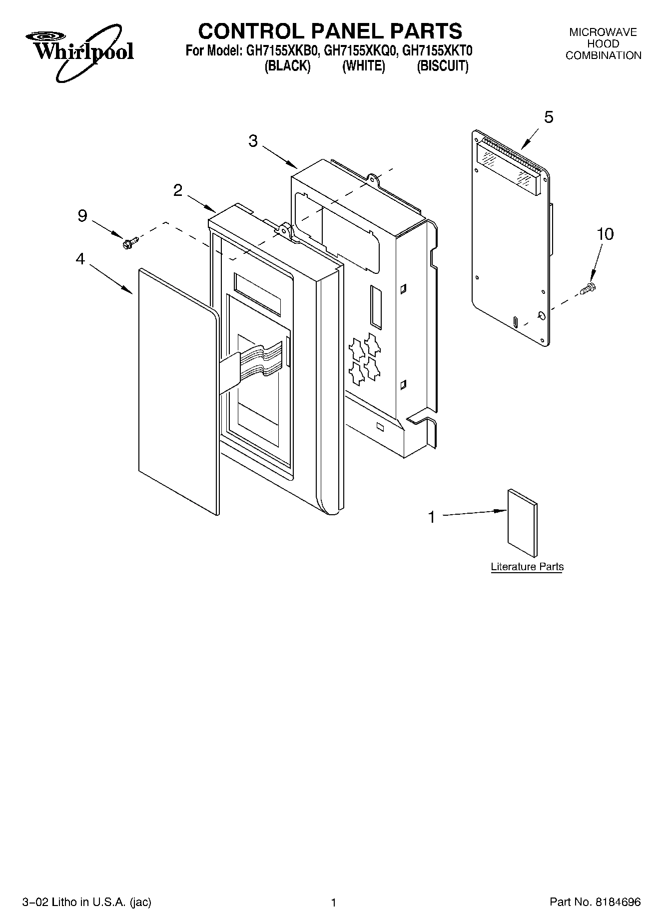 01 - CONTROL PANEL, LITERATURE