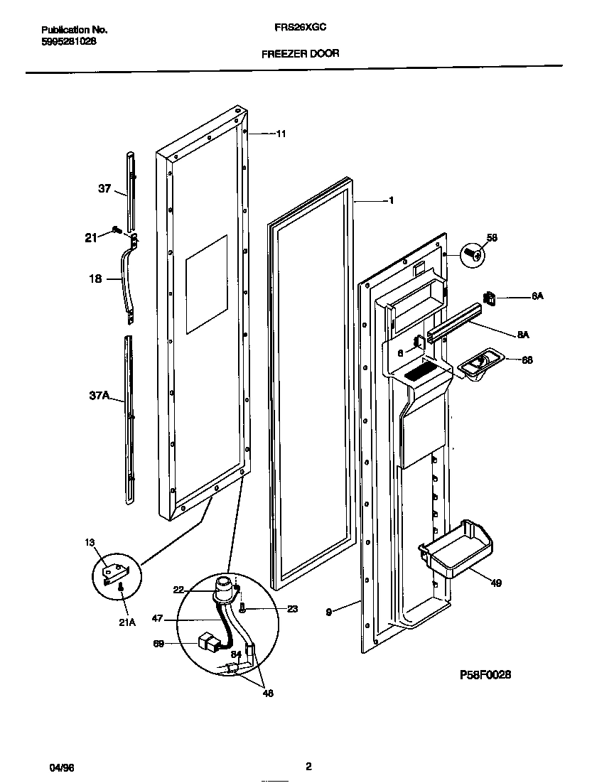 02 - FREEZER DOOR