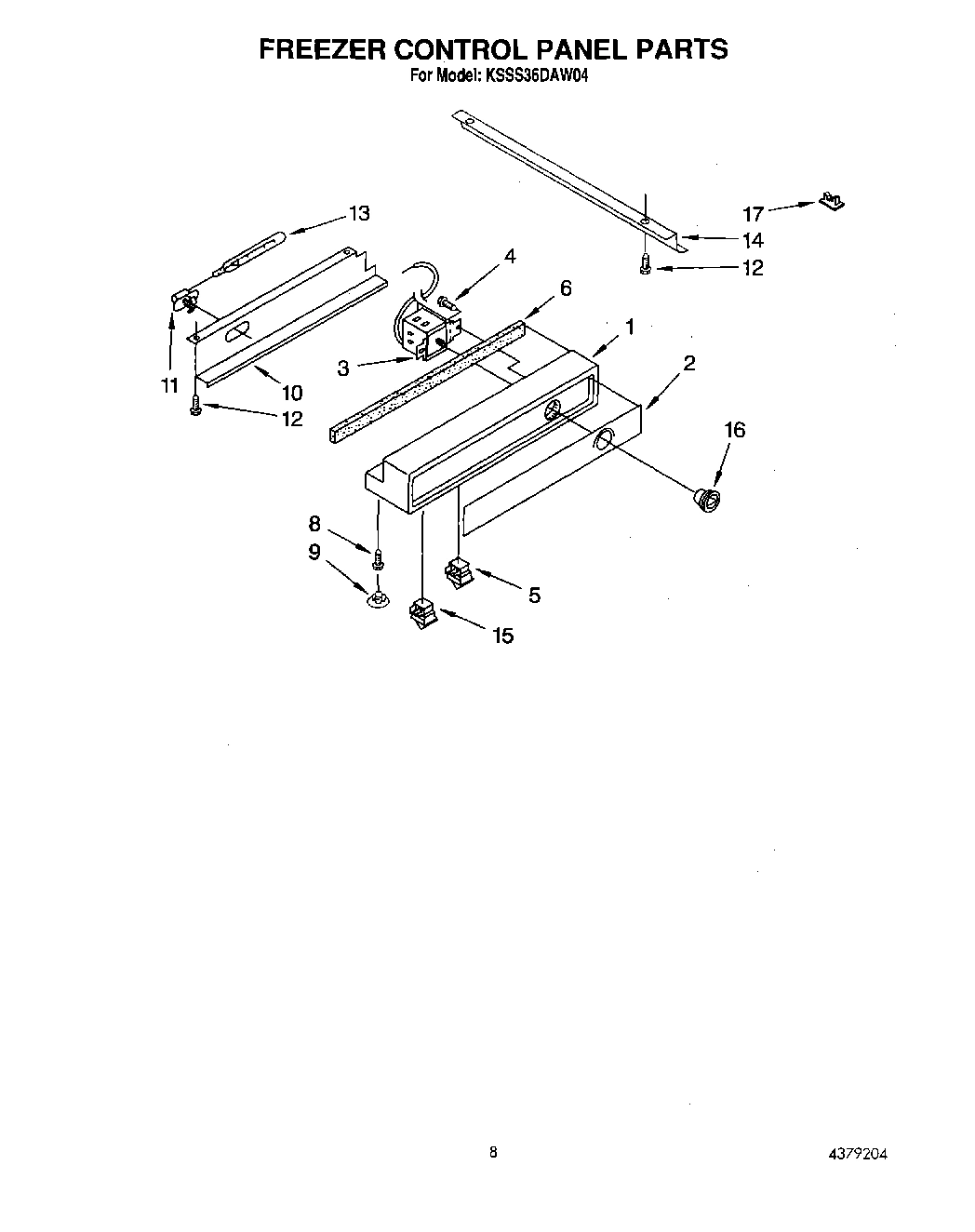 06 - FREEZER CONTROL PANEL