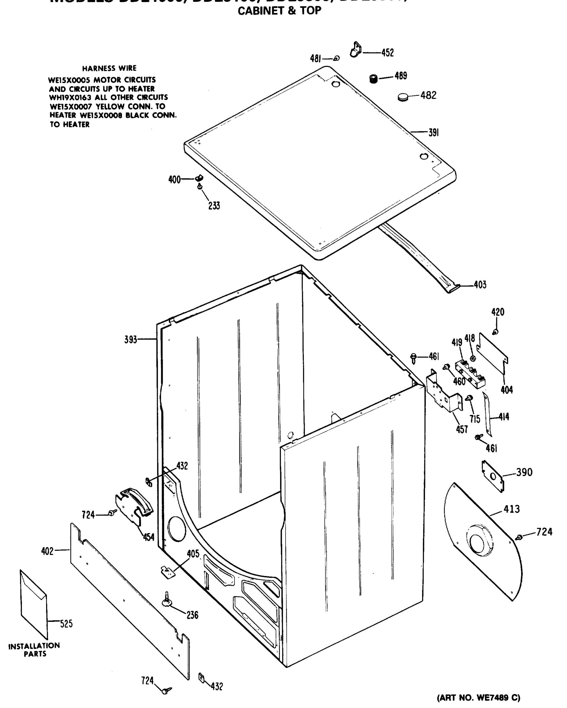 CABINET & TOP