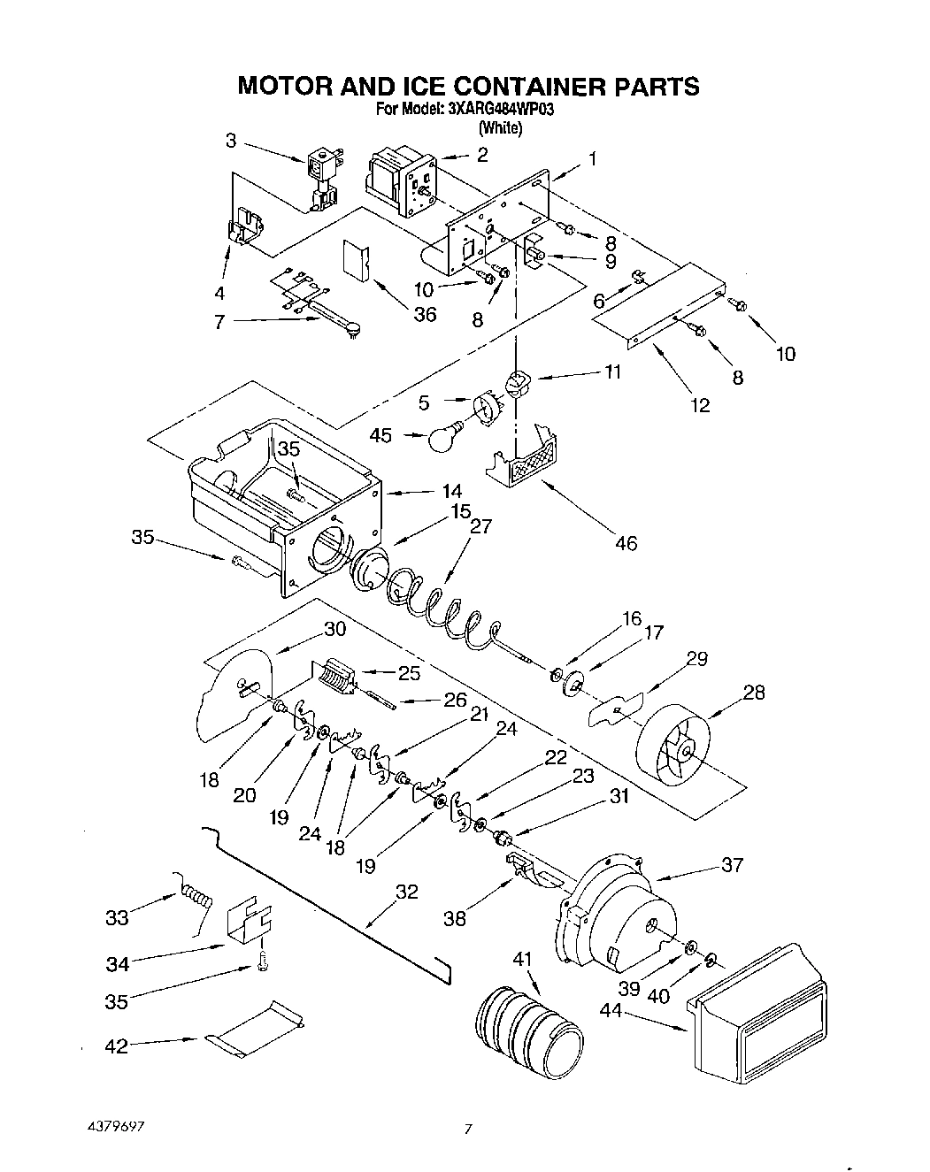 06 - MOTOR AND ICE CONTAINER