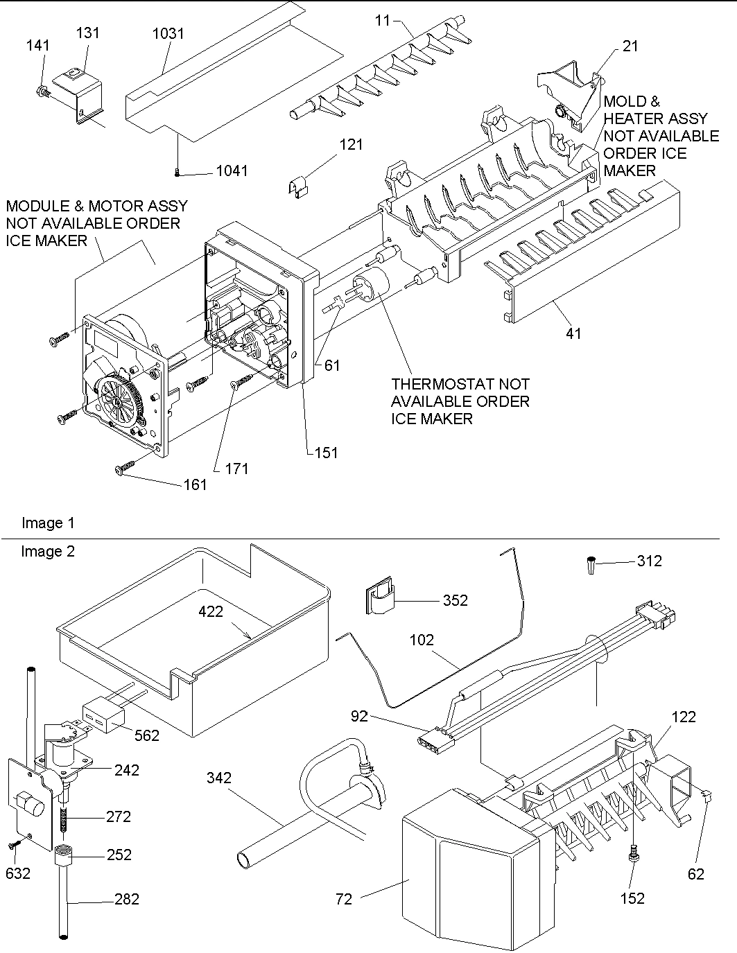 06 - Ice Maker Assy & Parts