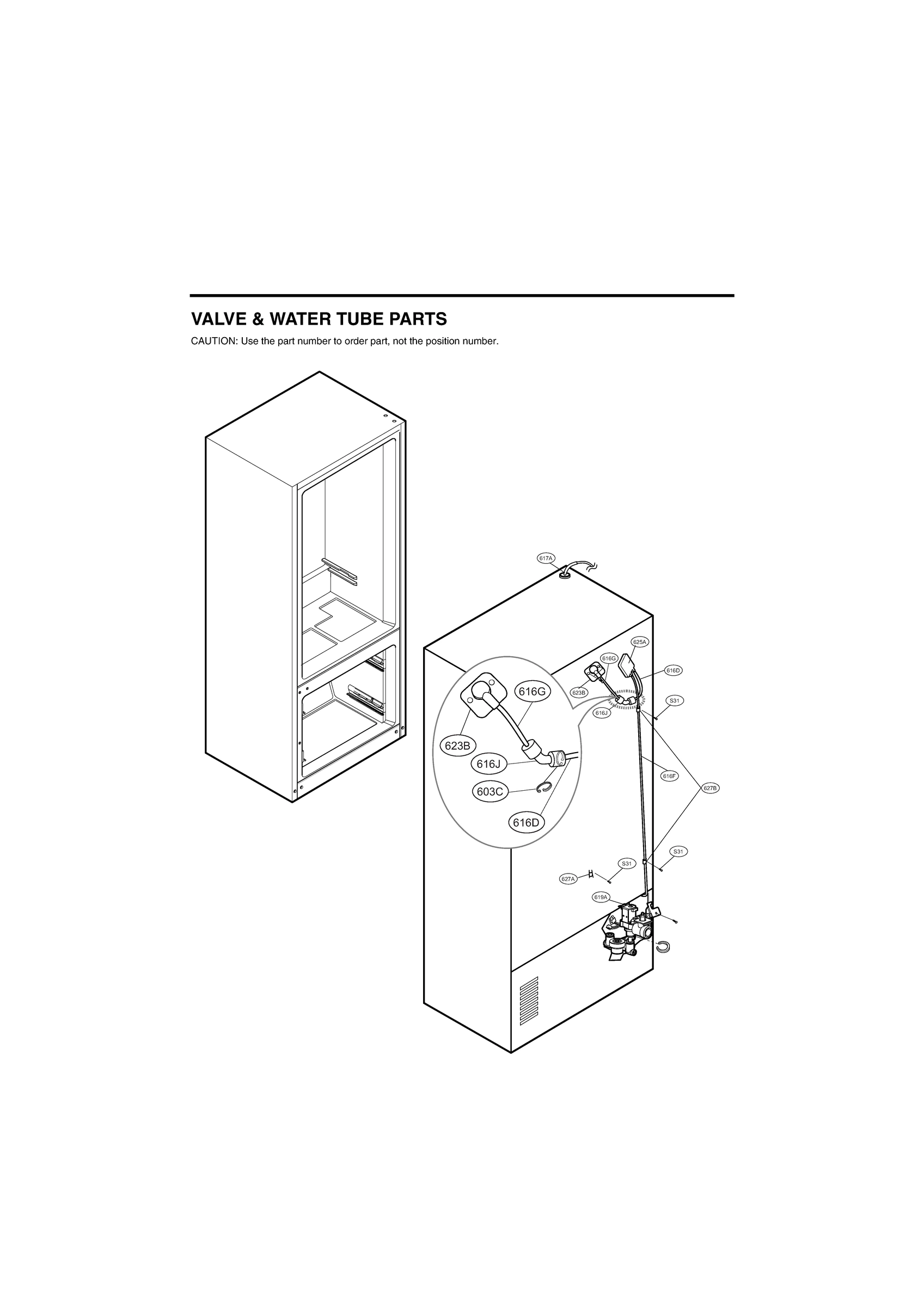 VALVE & WATER TUBE PARTS