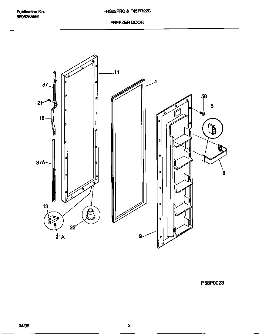 02 - FREEZER DOOR