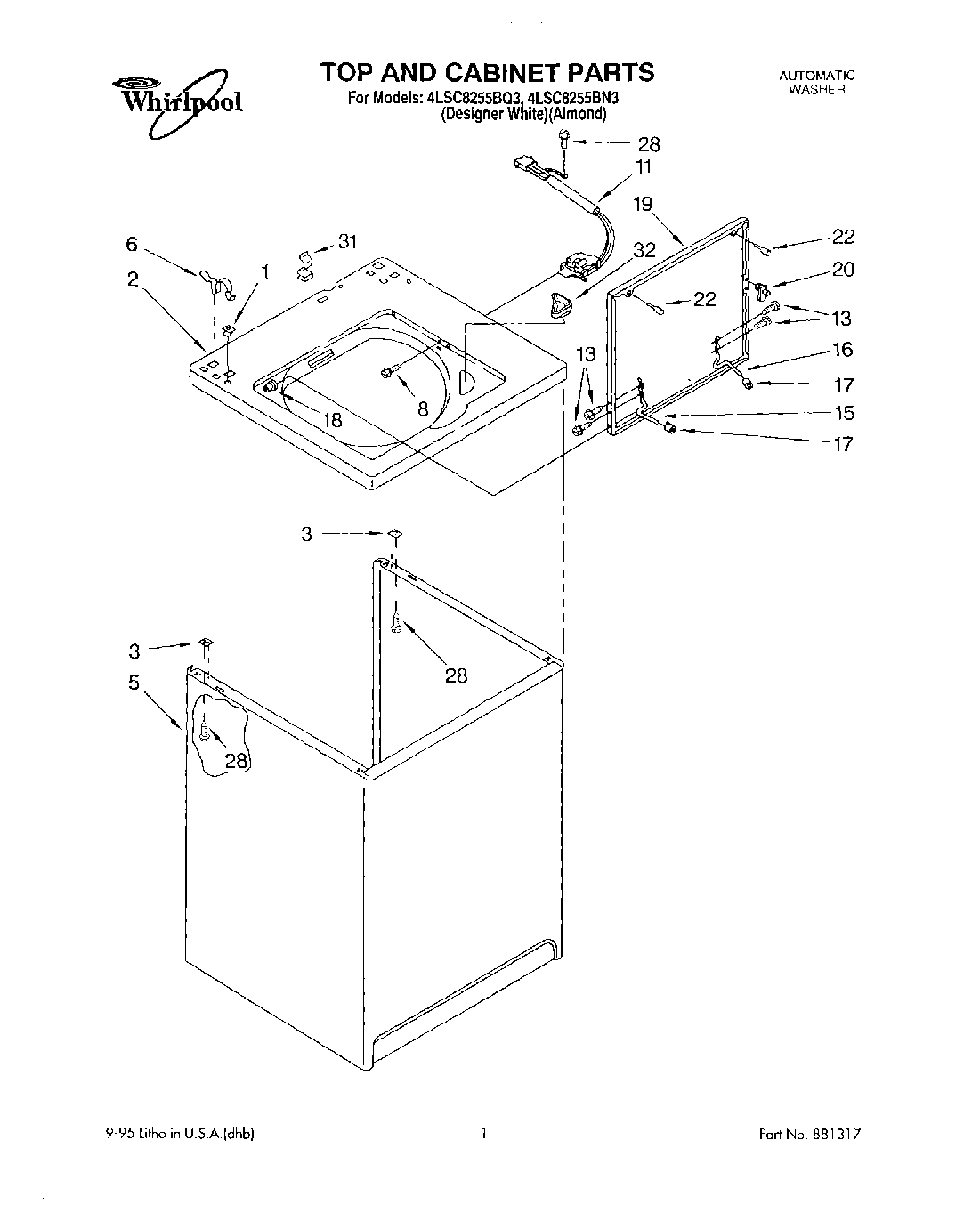 01 - TOP AND CABINET