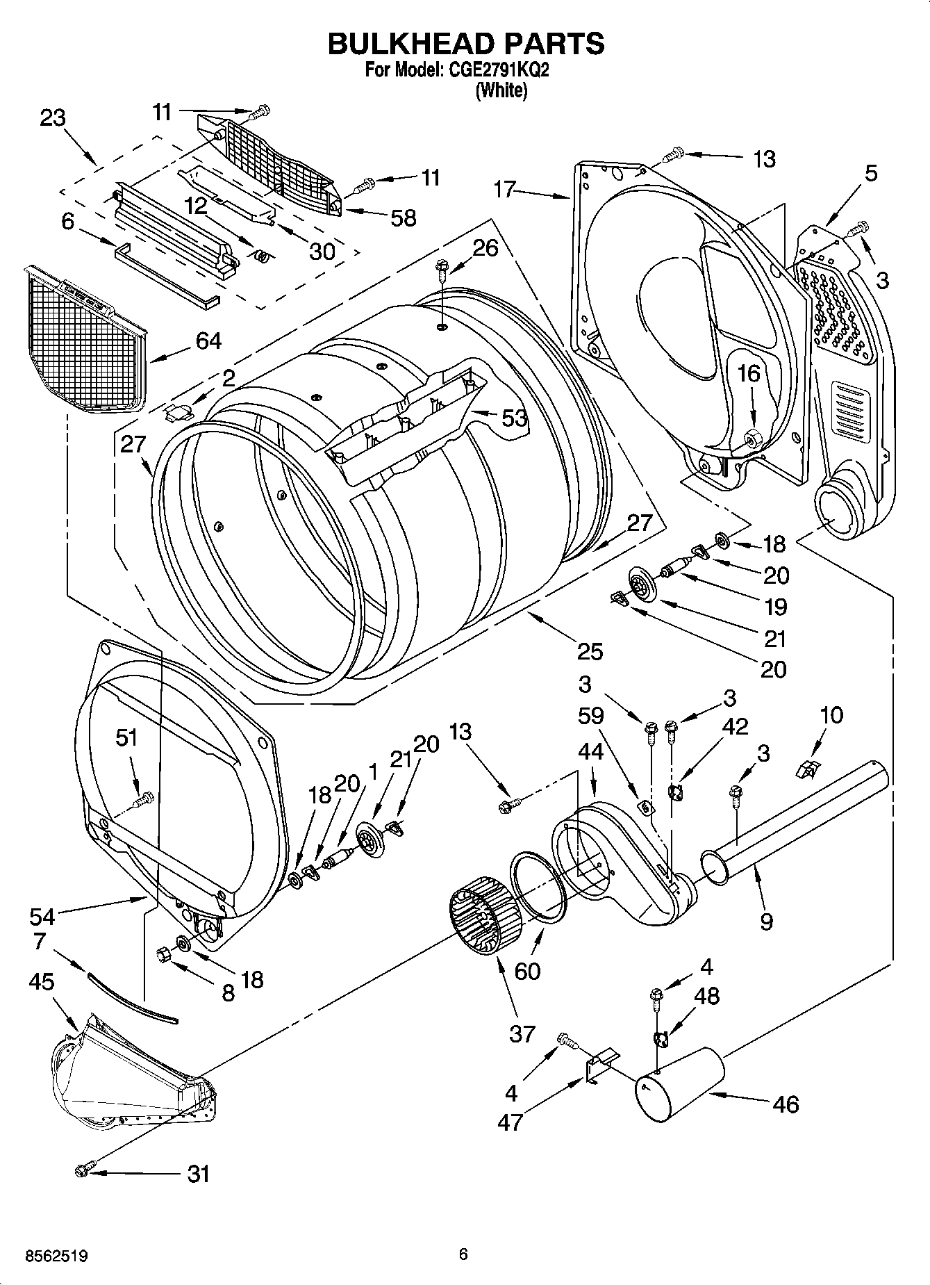 03 - BULKHEAD PARTS AND OPTIONAL PARTS (NOT INCLUDED)