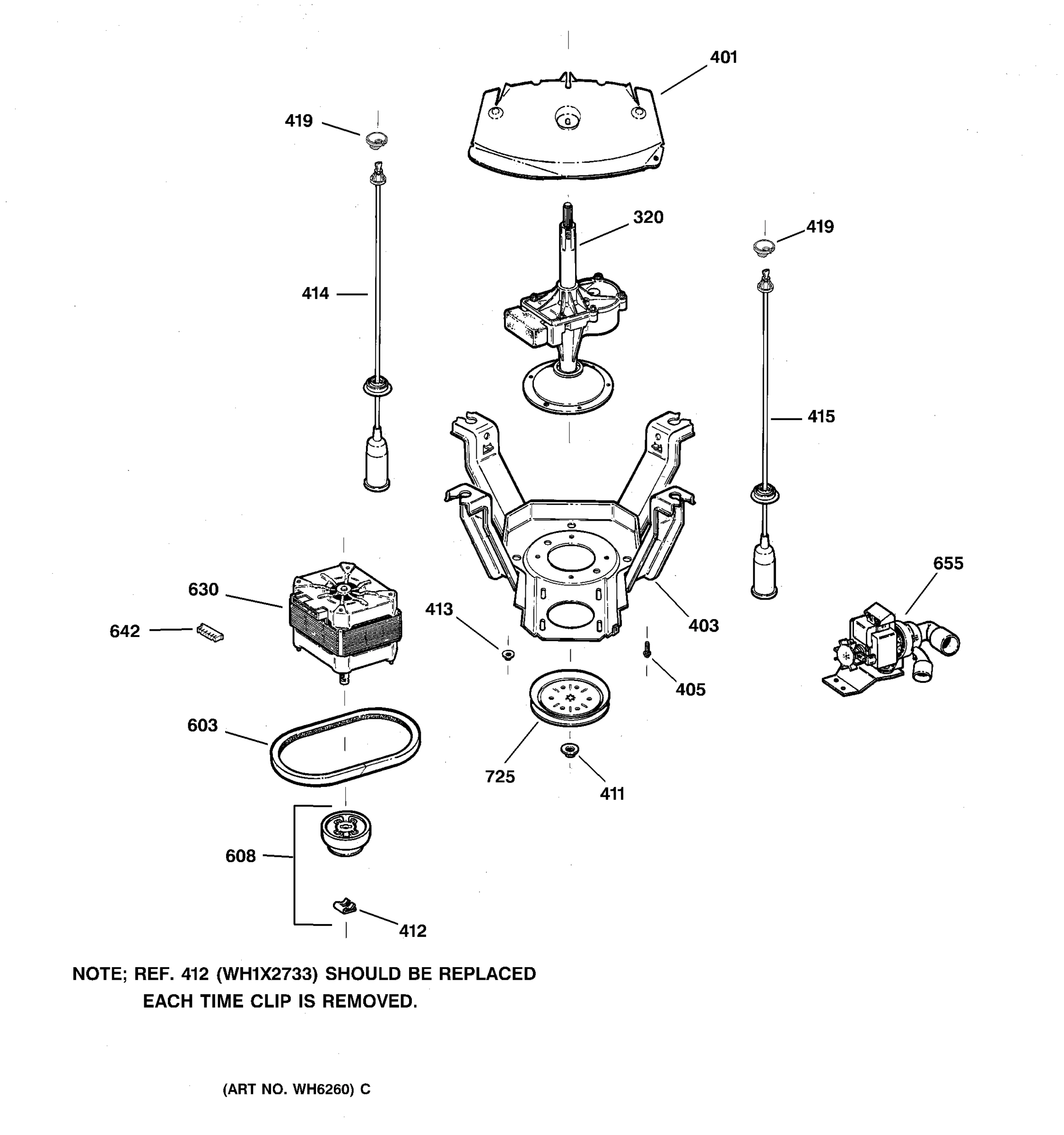 SUSPENSION, PUMP & DRIVE COMPONENTS