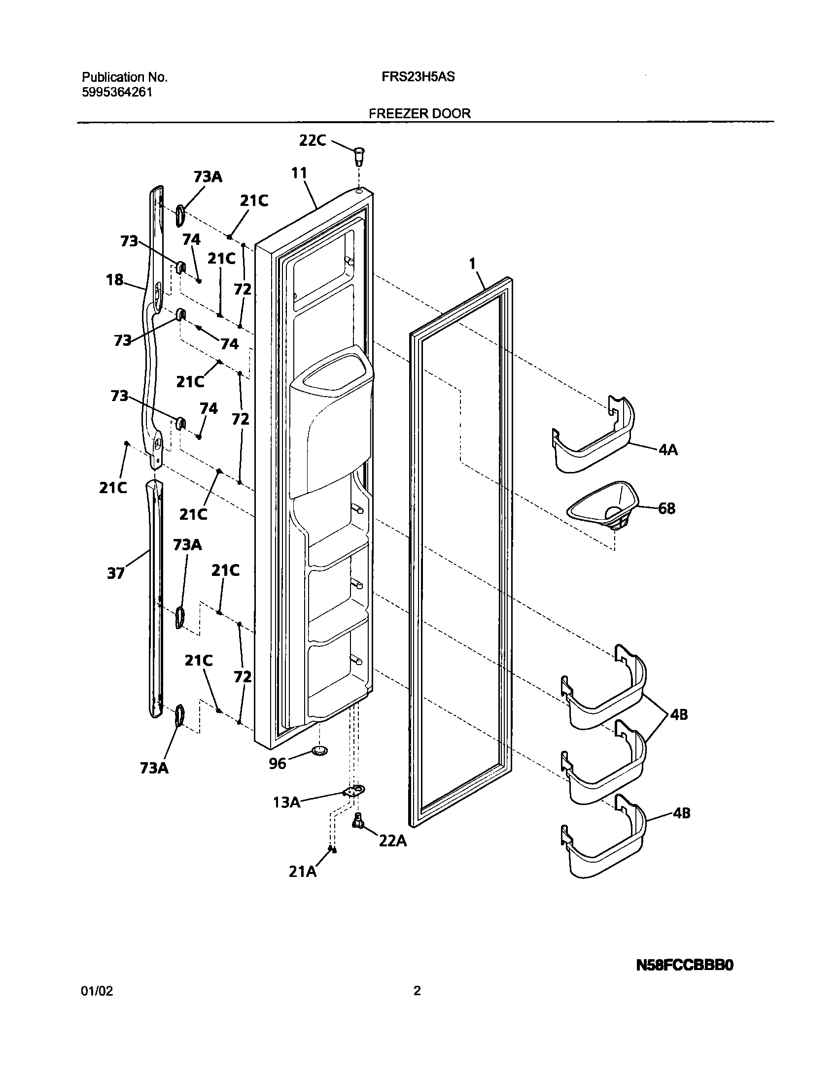 03 - FREEZER DOOR