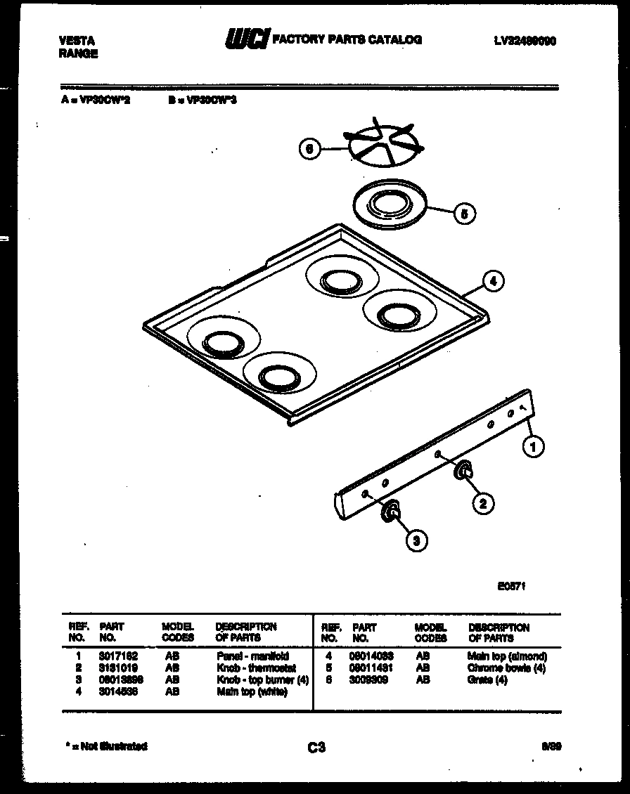 03 - COOKTOP PARTS
