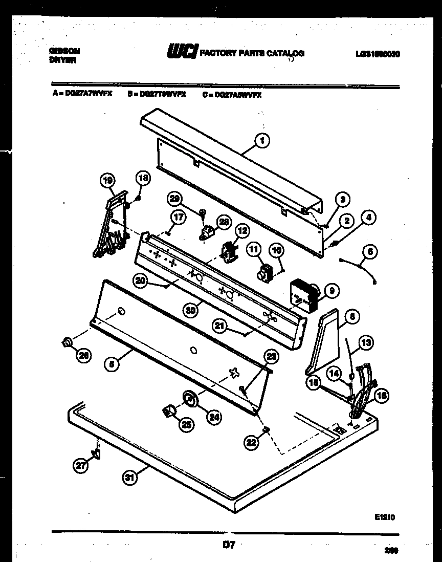 04 - CONSOLE AND CONTROL PARTS