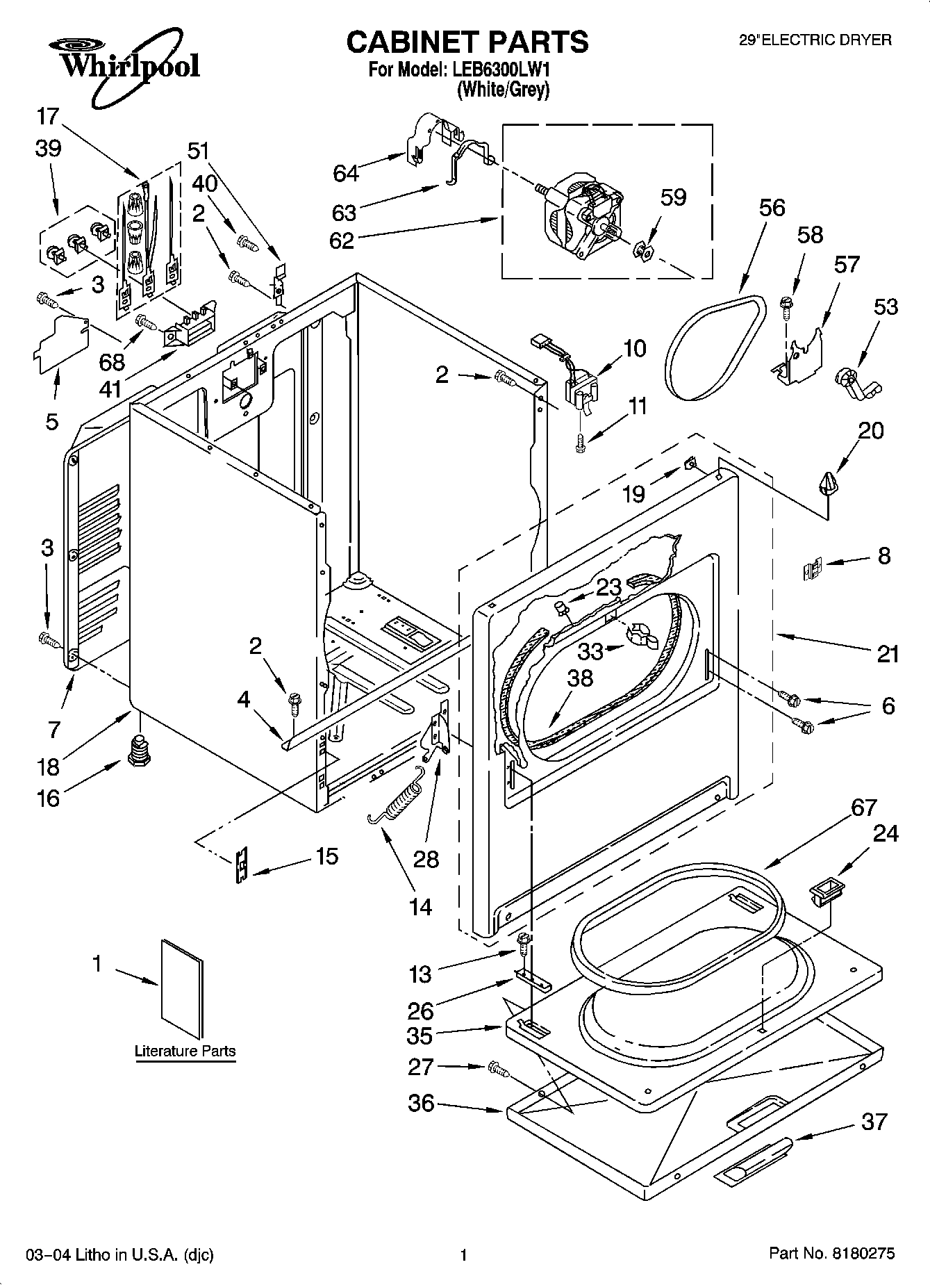 01 - CABINET PARTS