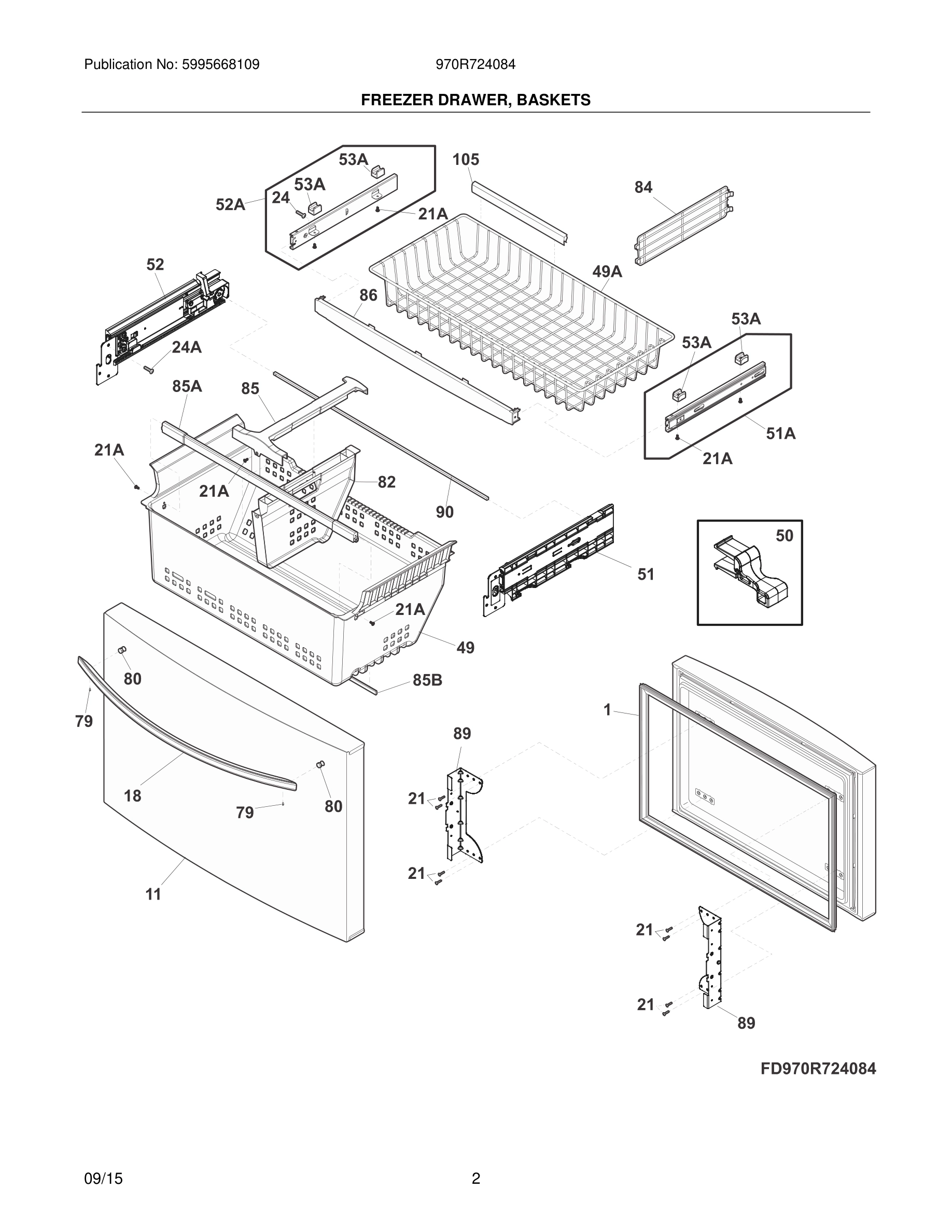 03 - FREEZER DRAWER, BASKETS