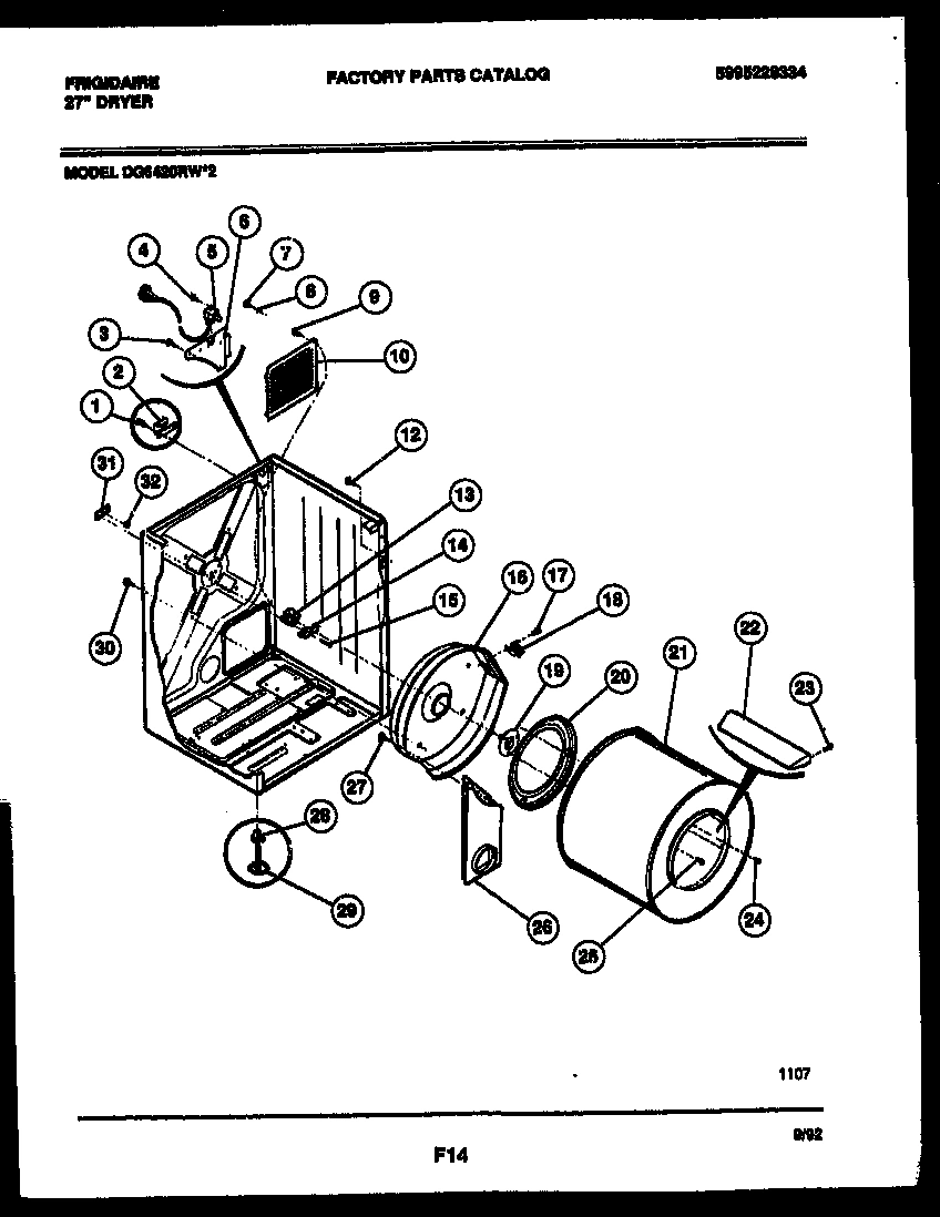 02 - CABINET AND COMPONENT PARTS