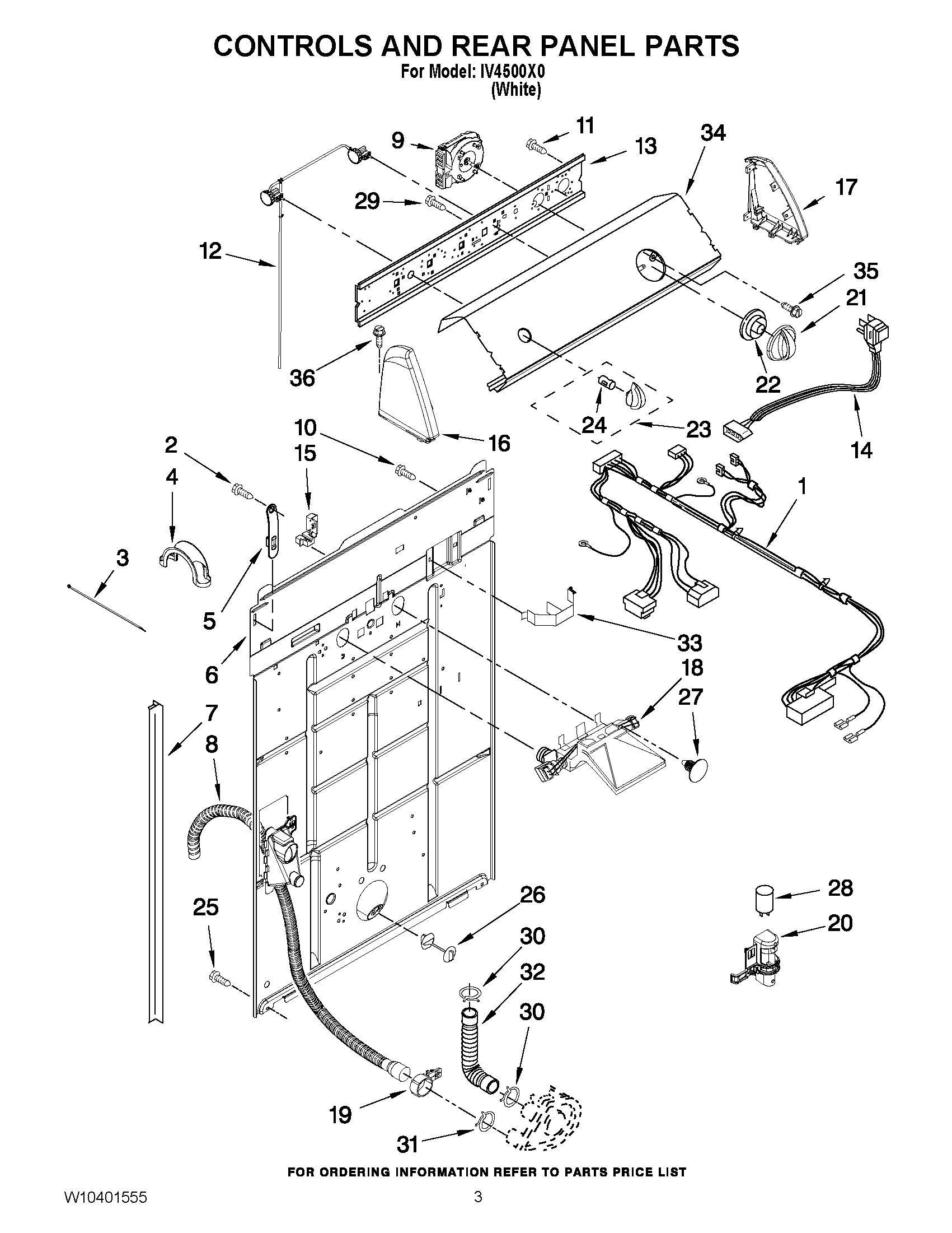 02 - CONTROLS AND REAR PANEL PARTS