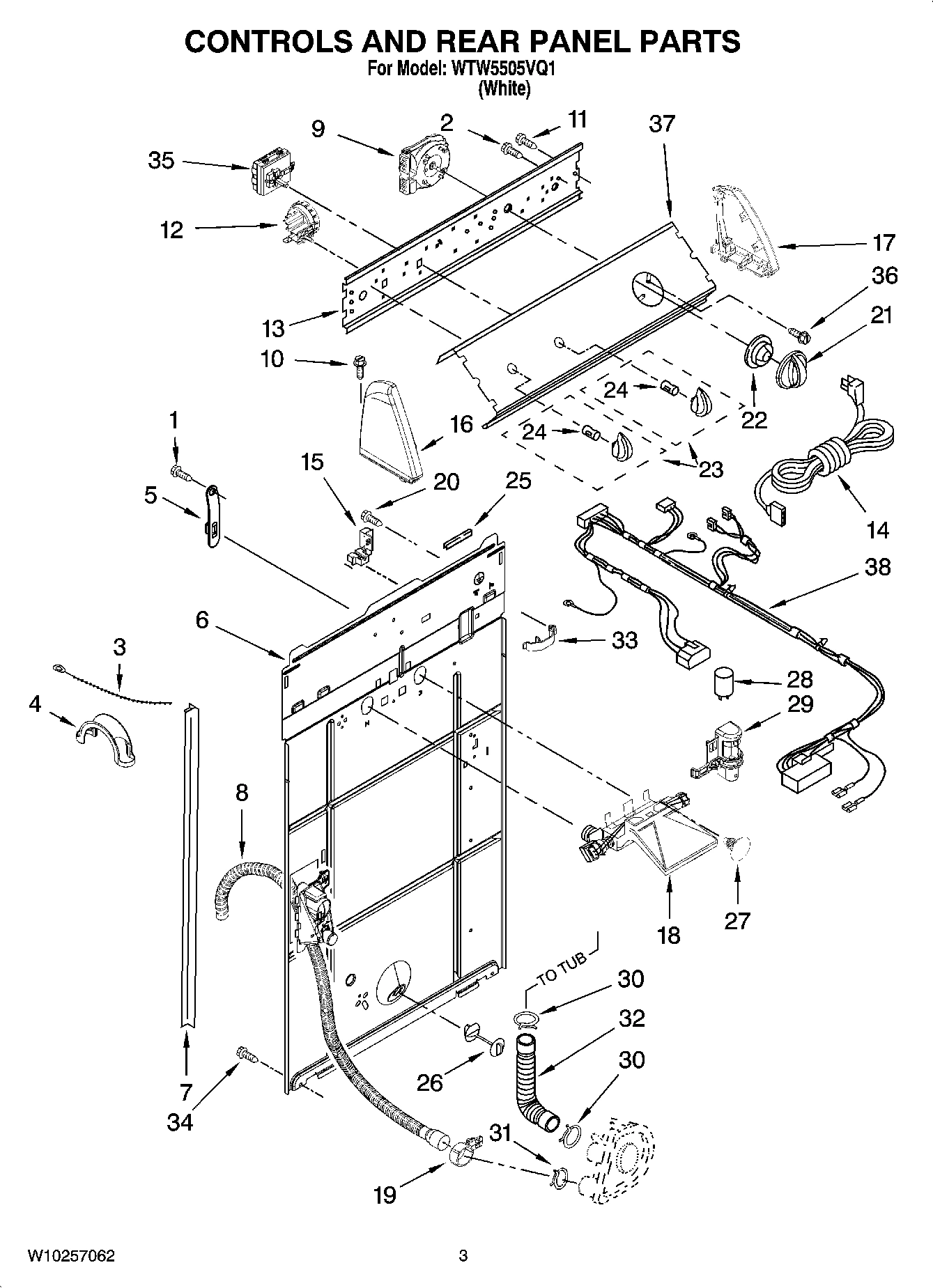 02 - CONTROLS AND REAR PANEL PARTS