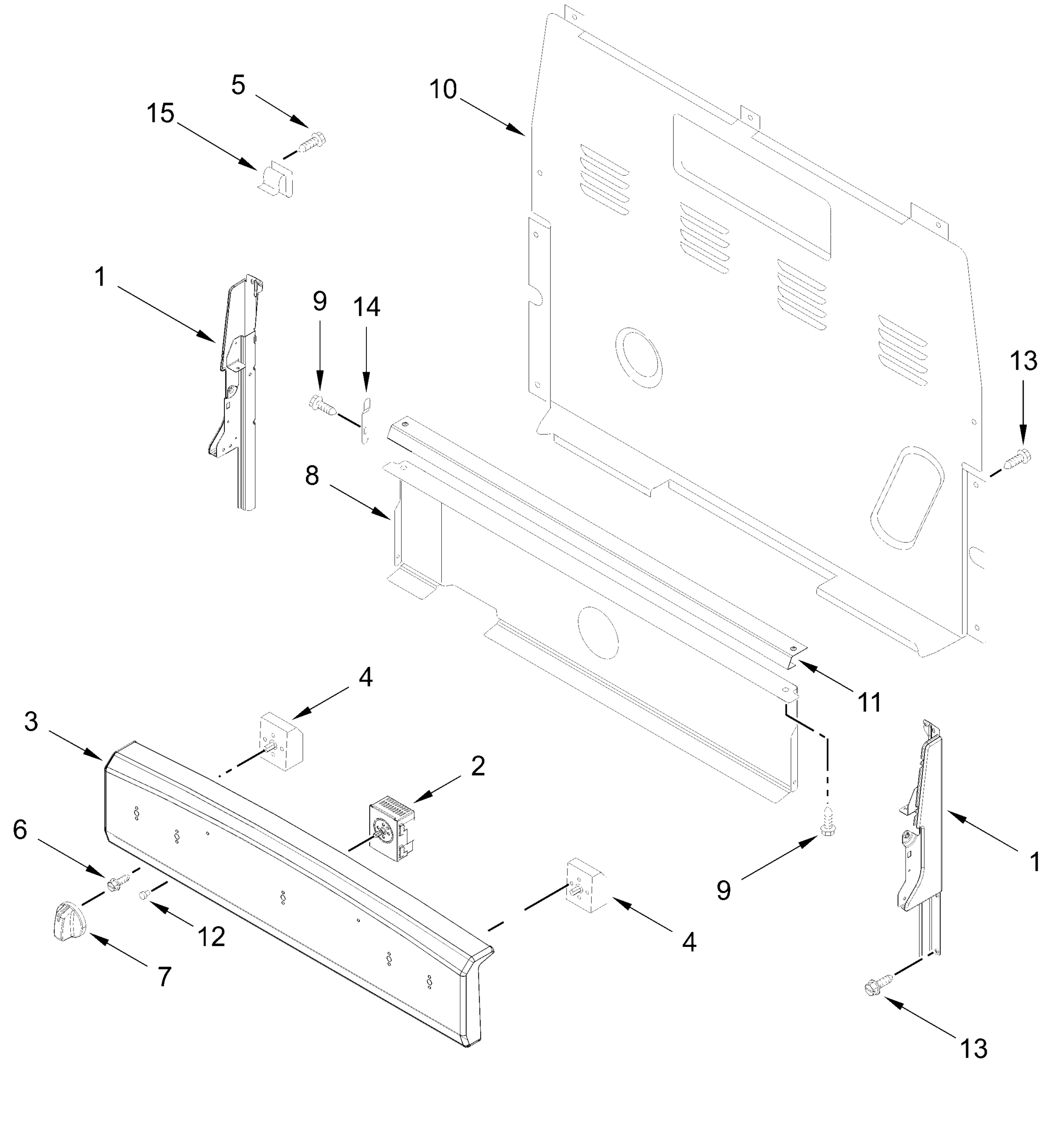 CONTROL PANEL PARTS