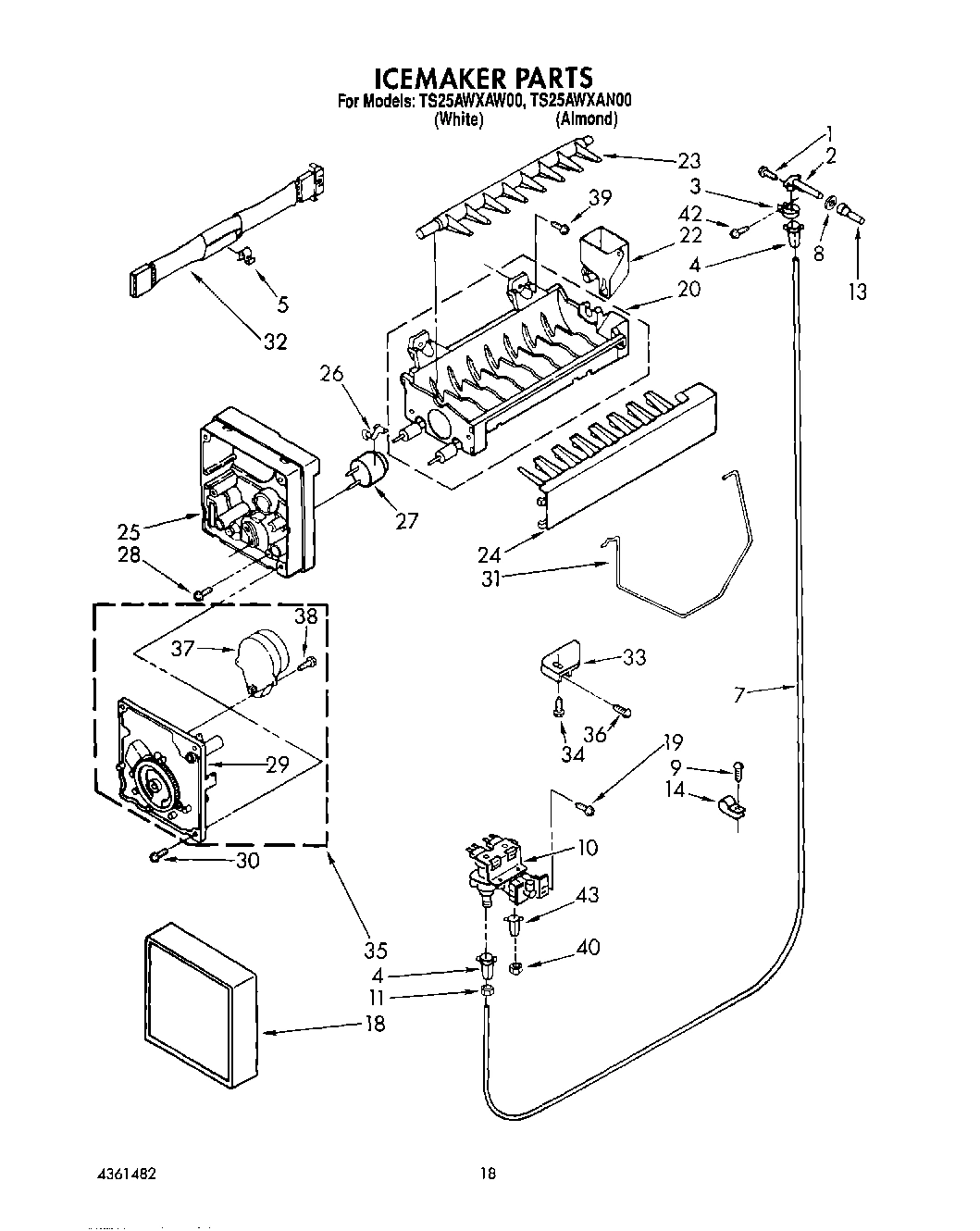 12 - ICEMAKER, LIT/OPTIONAL