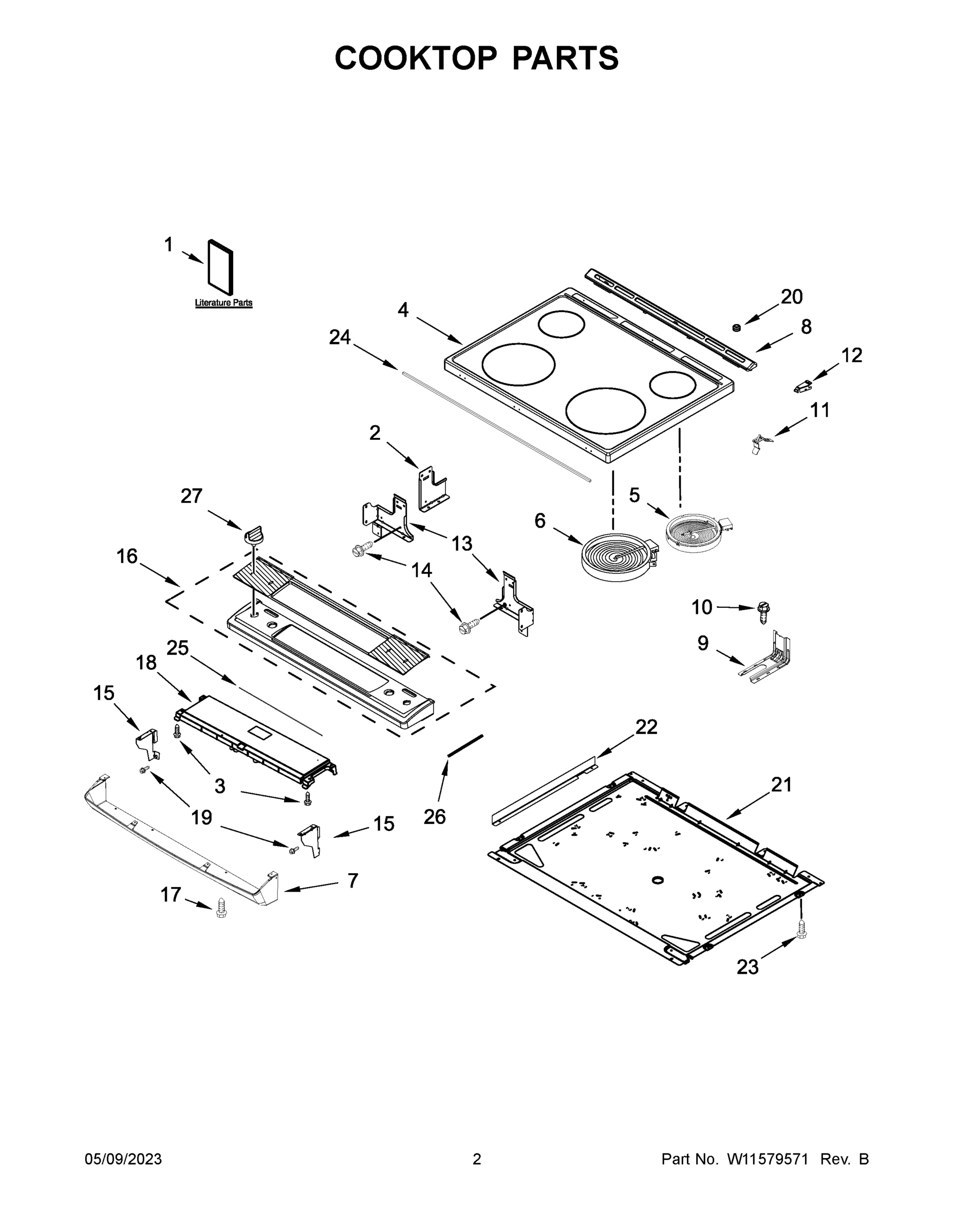 02 - COOKTOP PARTS