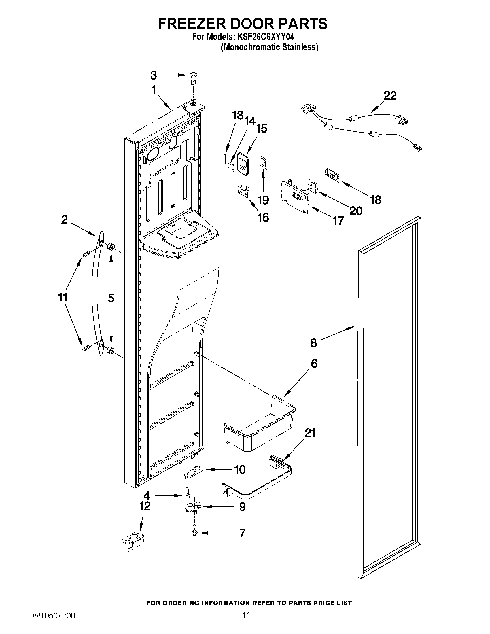 08 - FREEZER DOOR PARTS