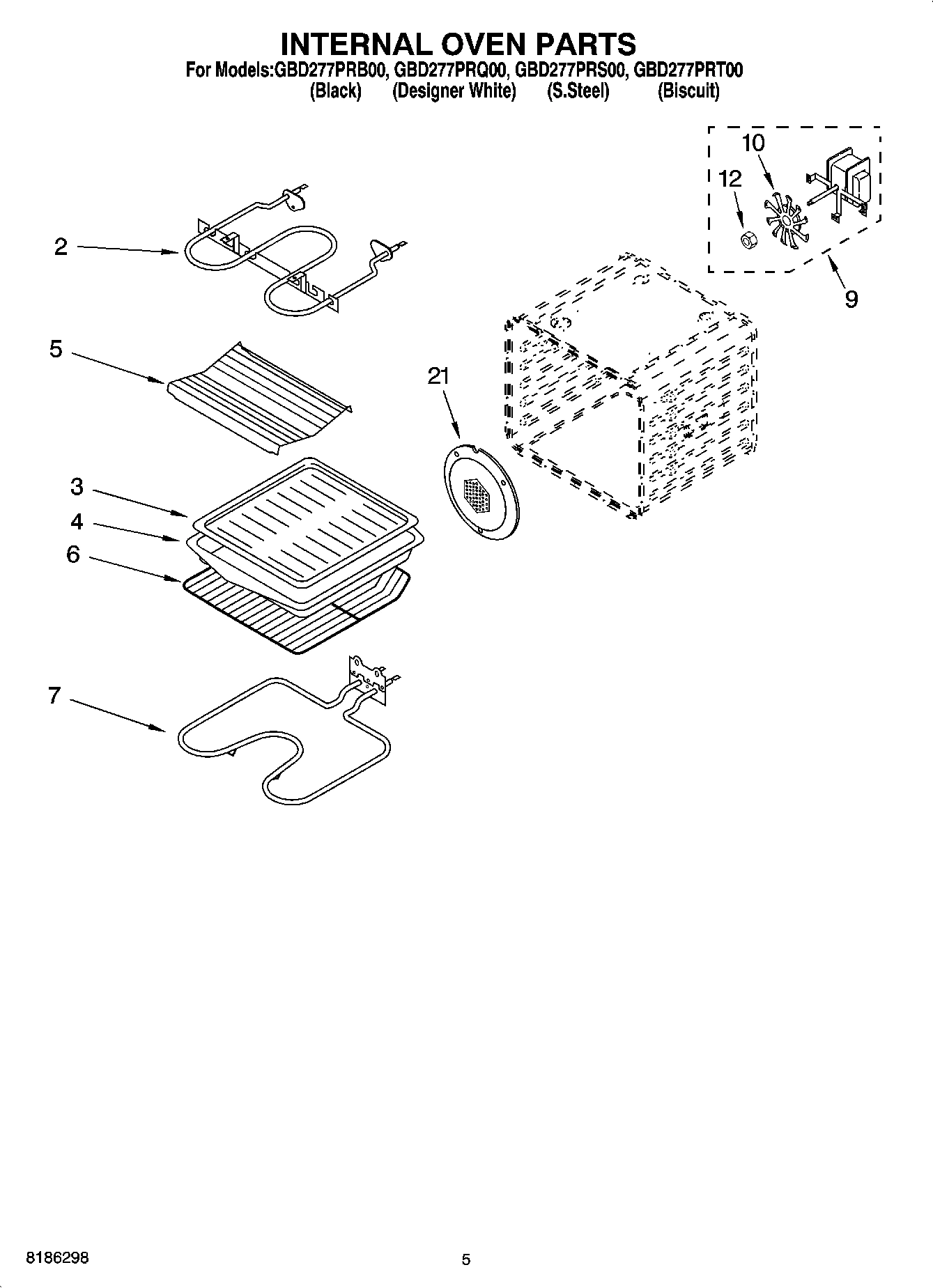 04 - INTERNAL OVEN PARTS