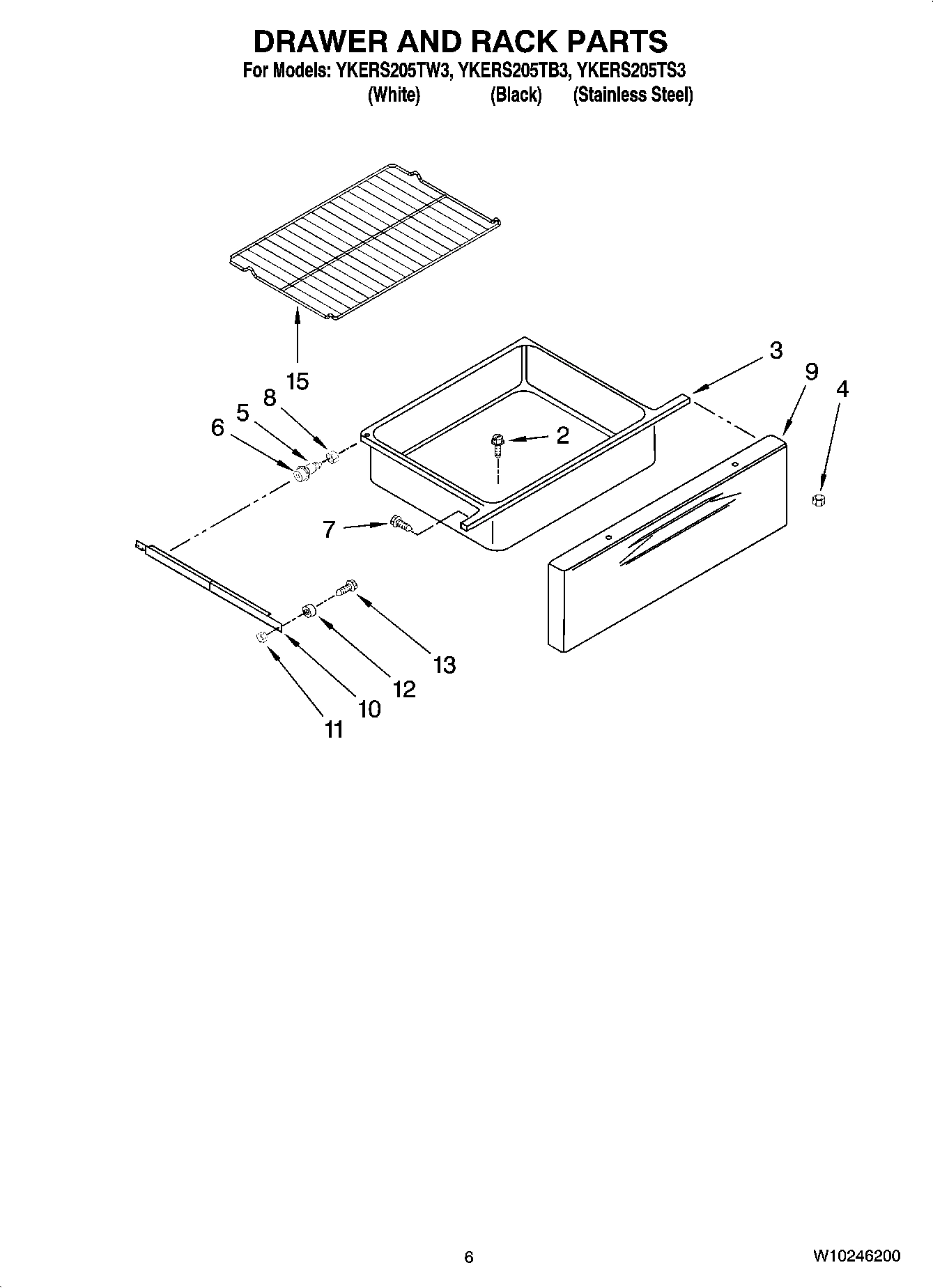 05 - DRAWER AND RACK PARTS