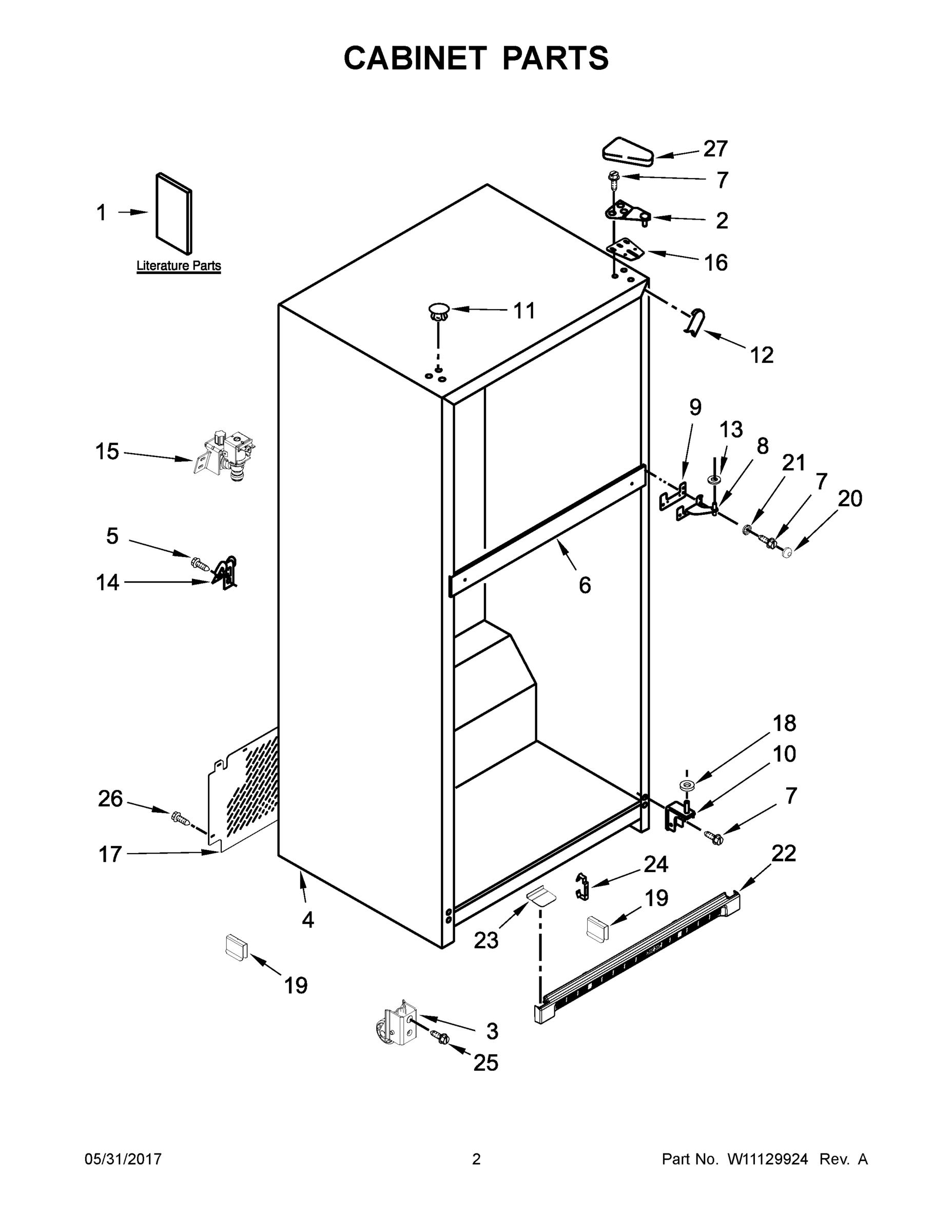02 - CABINET PARTS