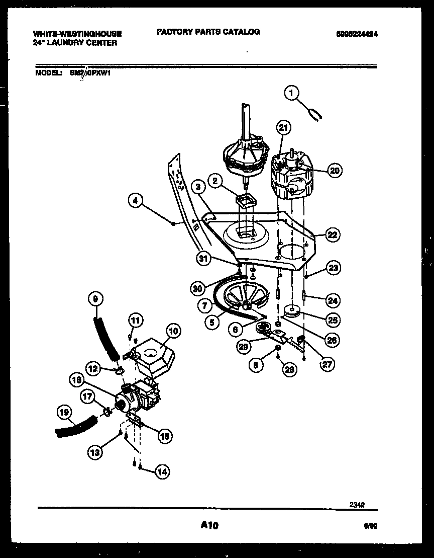 06 - WASHER DRIVE SYSTEM AND PUMP