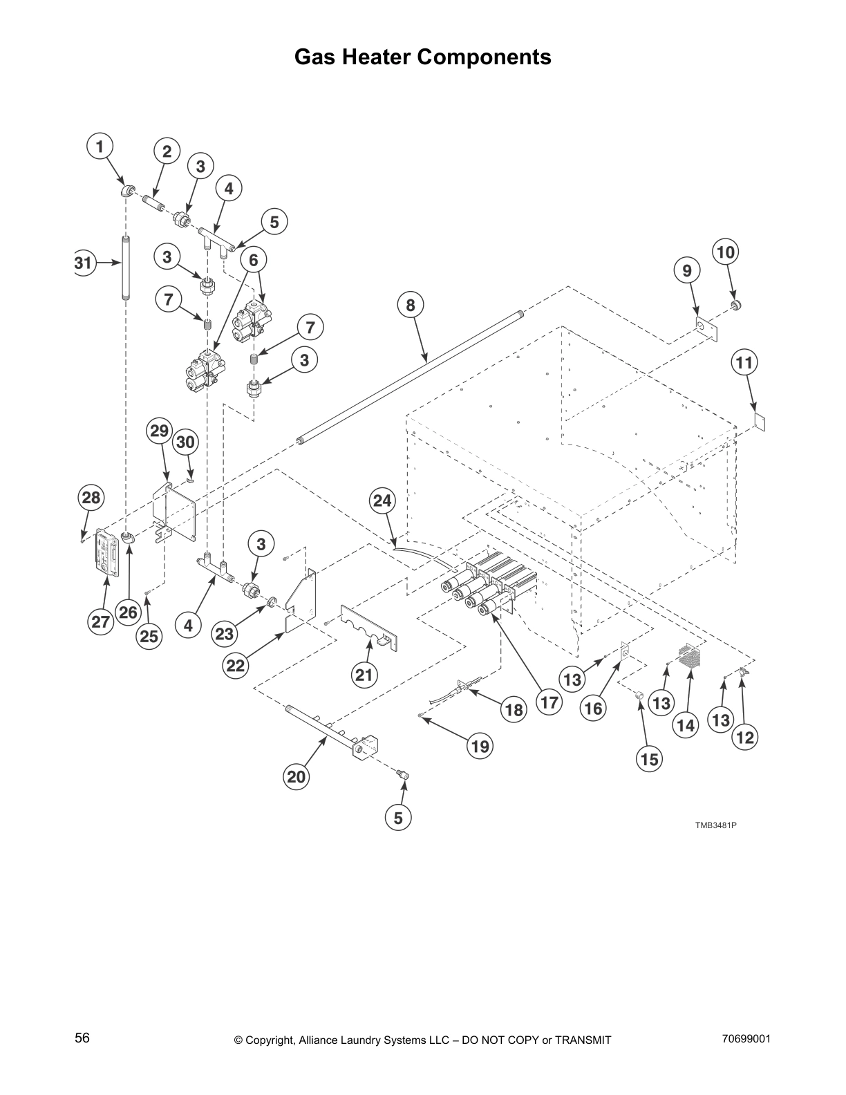 Gas Heater Components