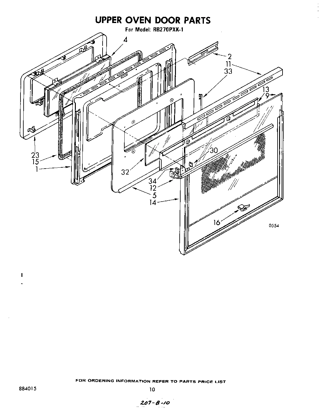 06 - UPPER OVEN DOOR