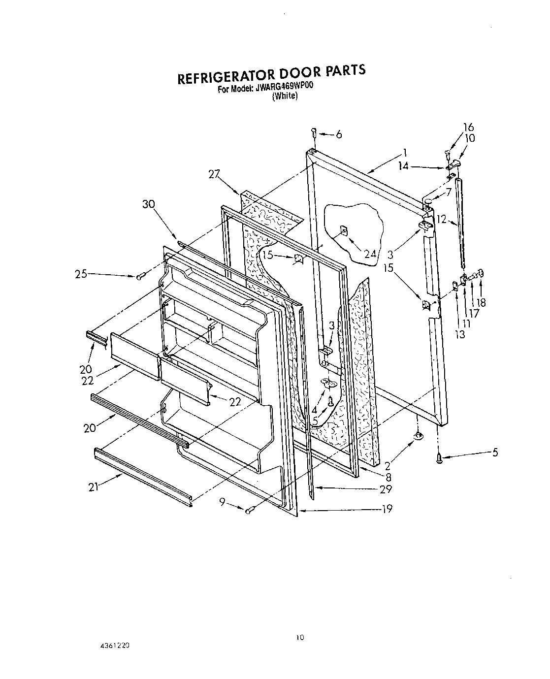 09 - REFRIGERATOR DOOR, LIT/OPTIONAL