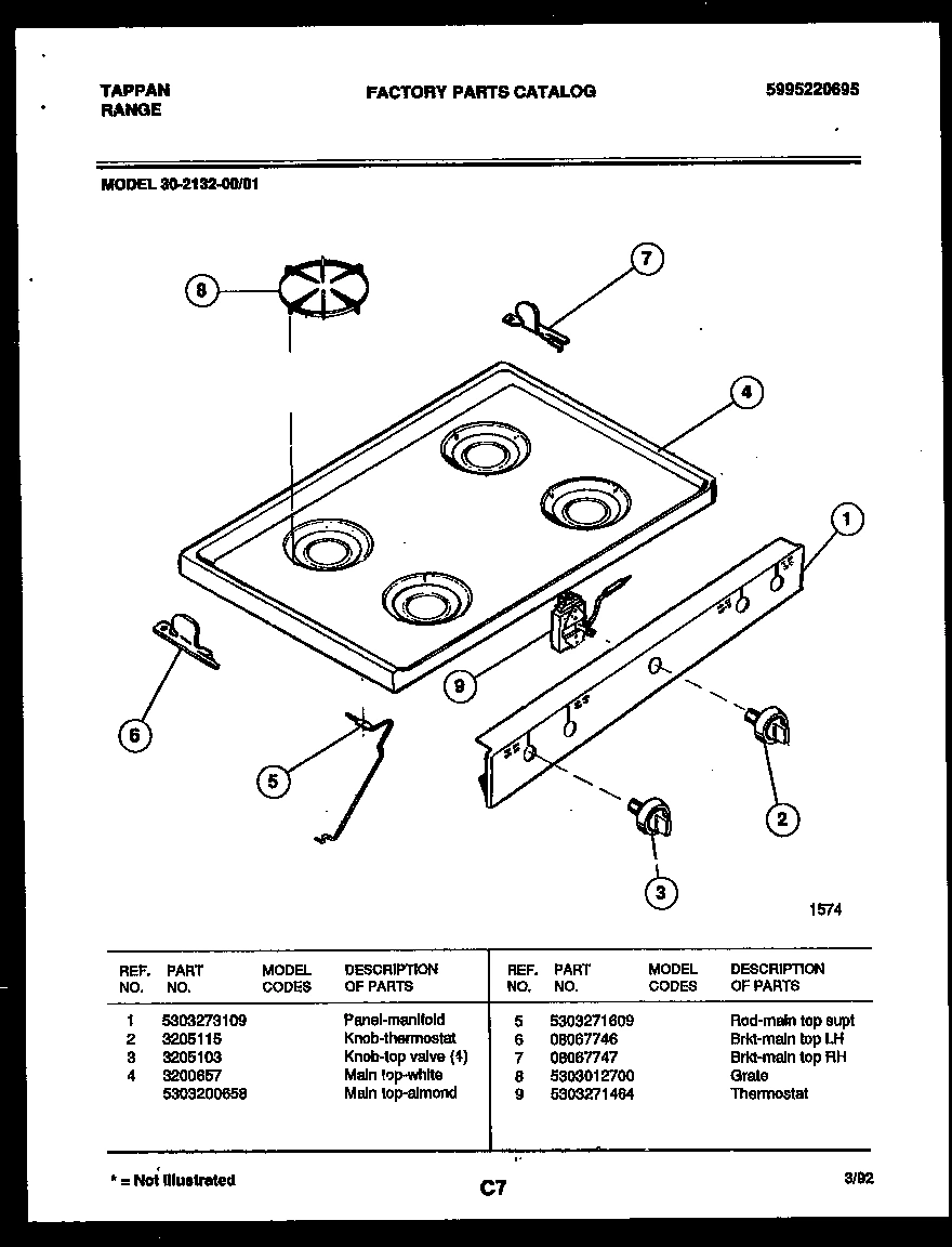 03 - COOKTOP PARTS