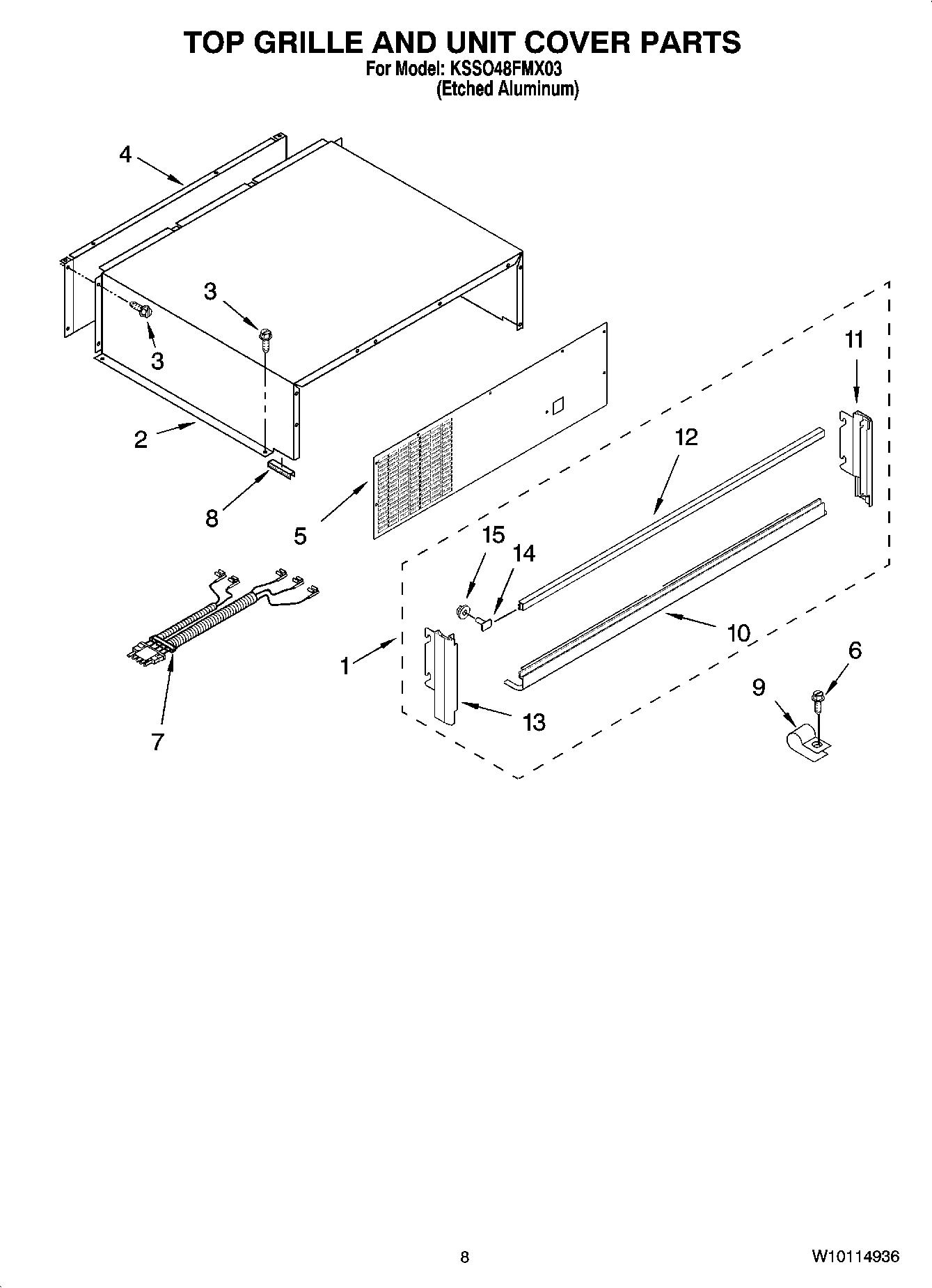 06 - TOP GRILLE AND UNIT COVER PARTS