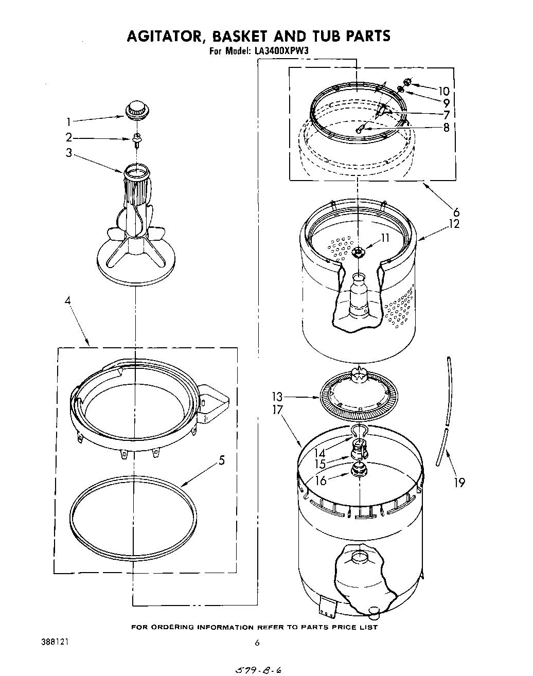 04 - AGITATOR, BASKET AND TUB