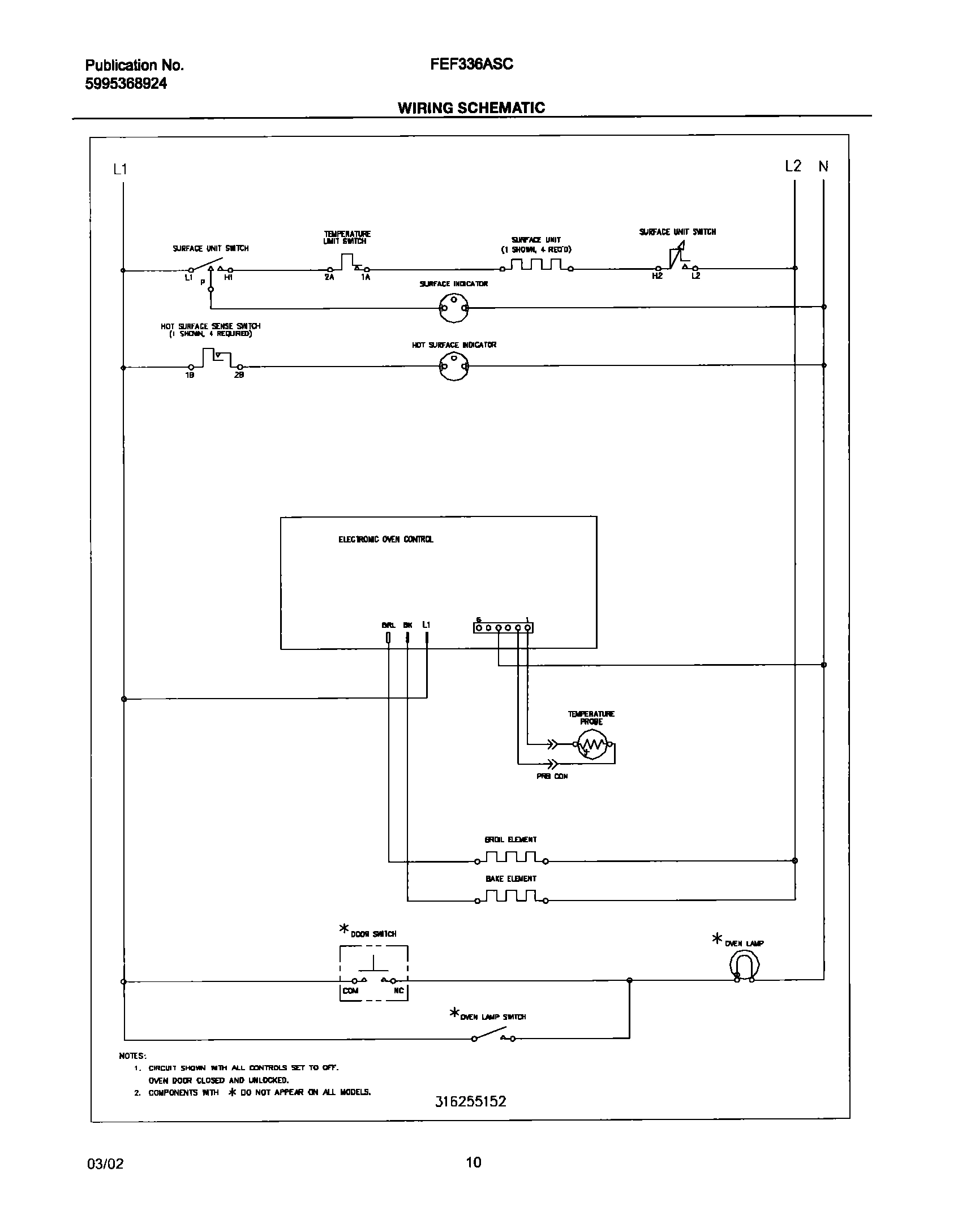 10 - WIRING SCHEAMTIC