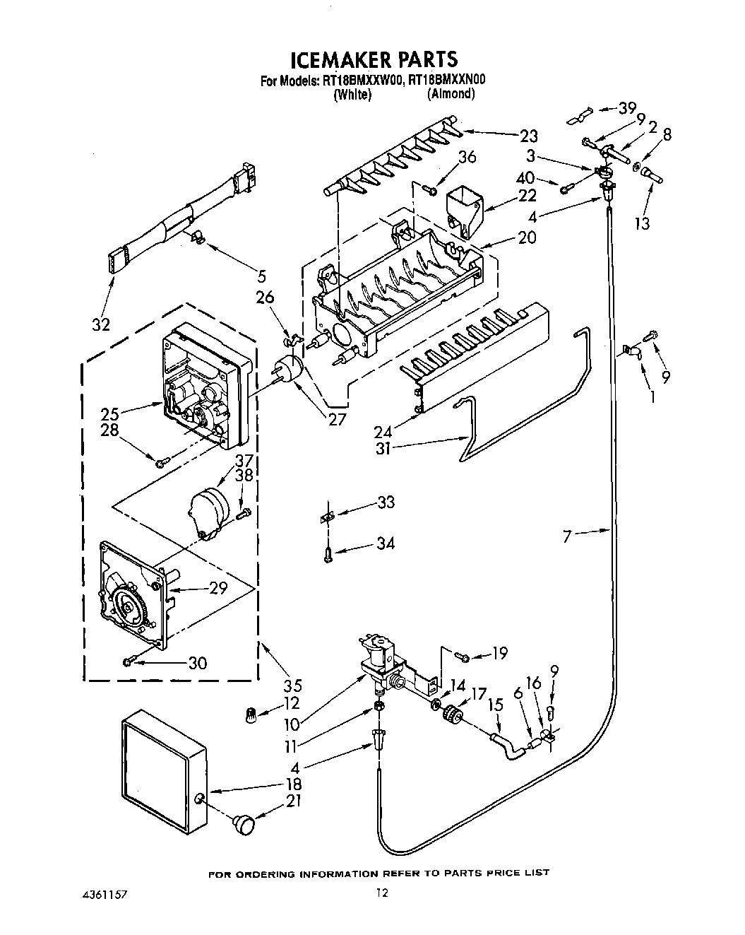 09 - ICEMAKER, LIT/OPTIONAL