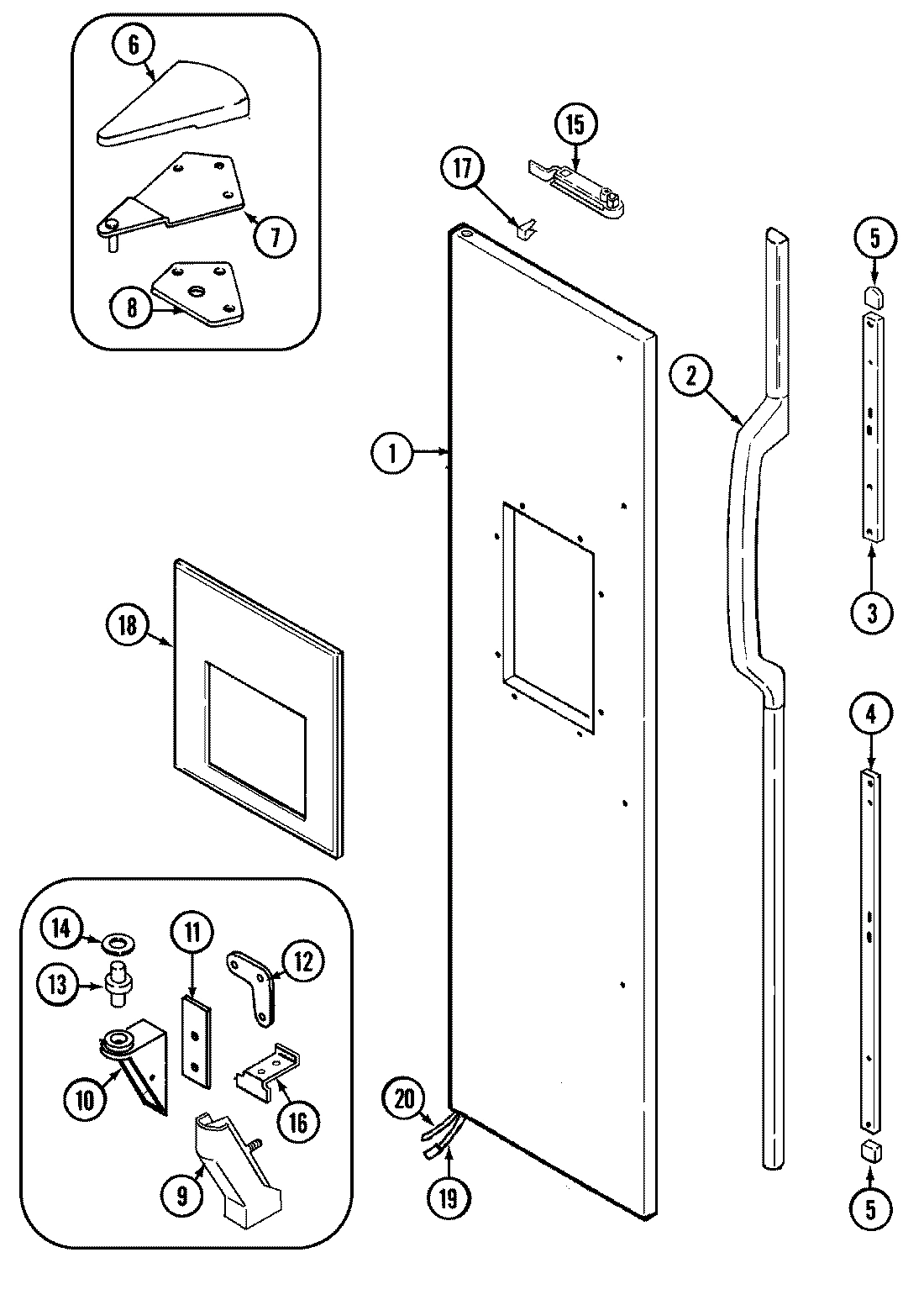 03 - FREEZER OUTER DOOR
