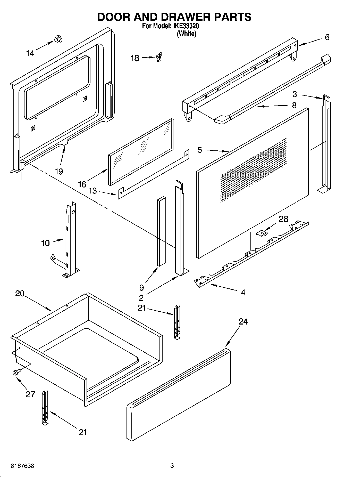 03 - DOOR AND DRAWER PARTS